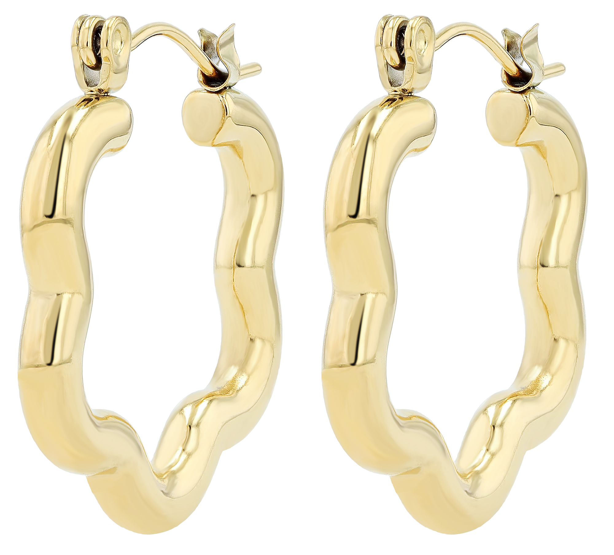 "Hely" Edelstahl Creolen Ø 20 mm, goldfarben