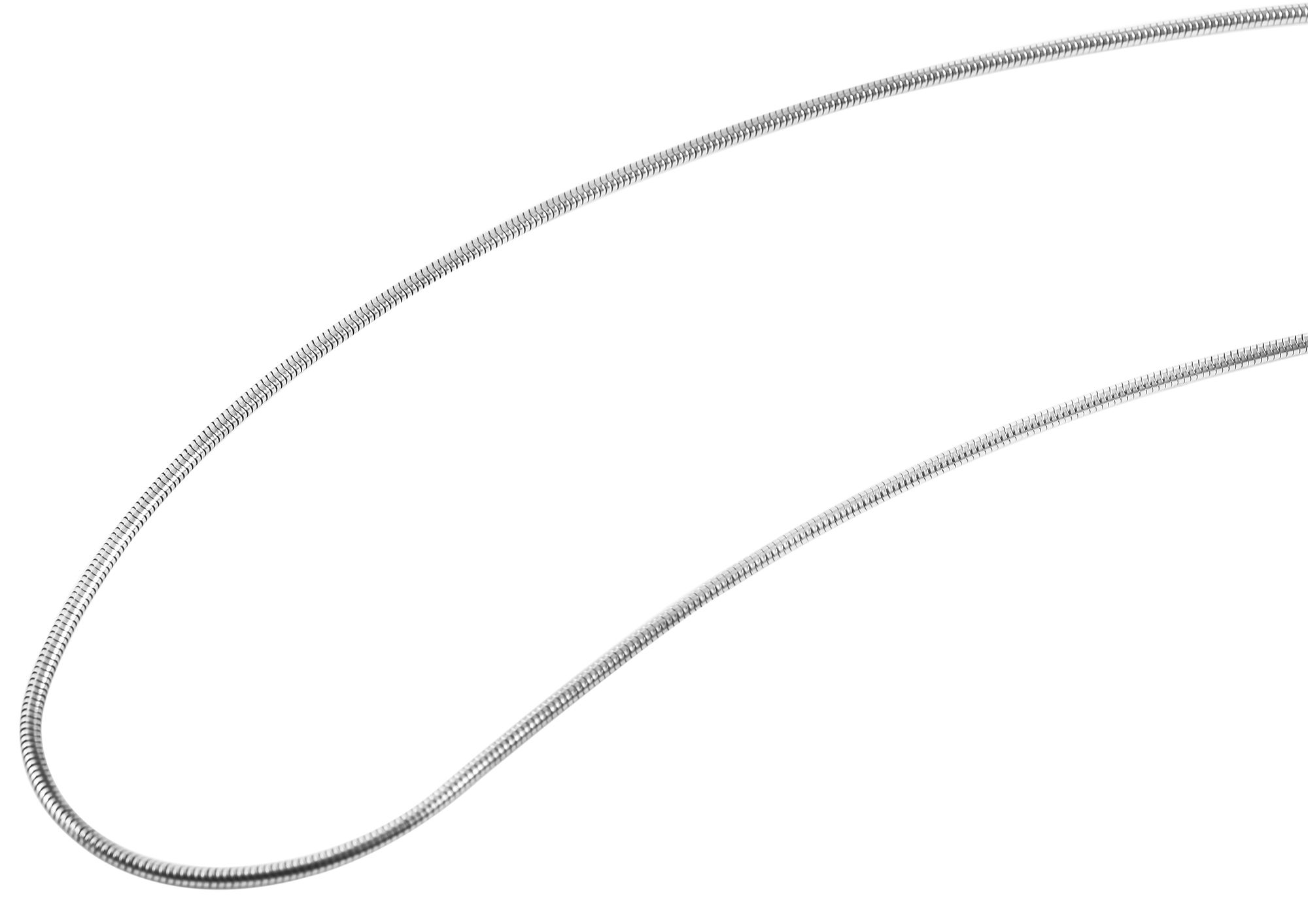 Akzent Edelstahl Damen Schlangenkette, Länge: 50 cm / Stärke: 2 mm