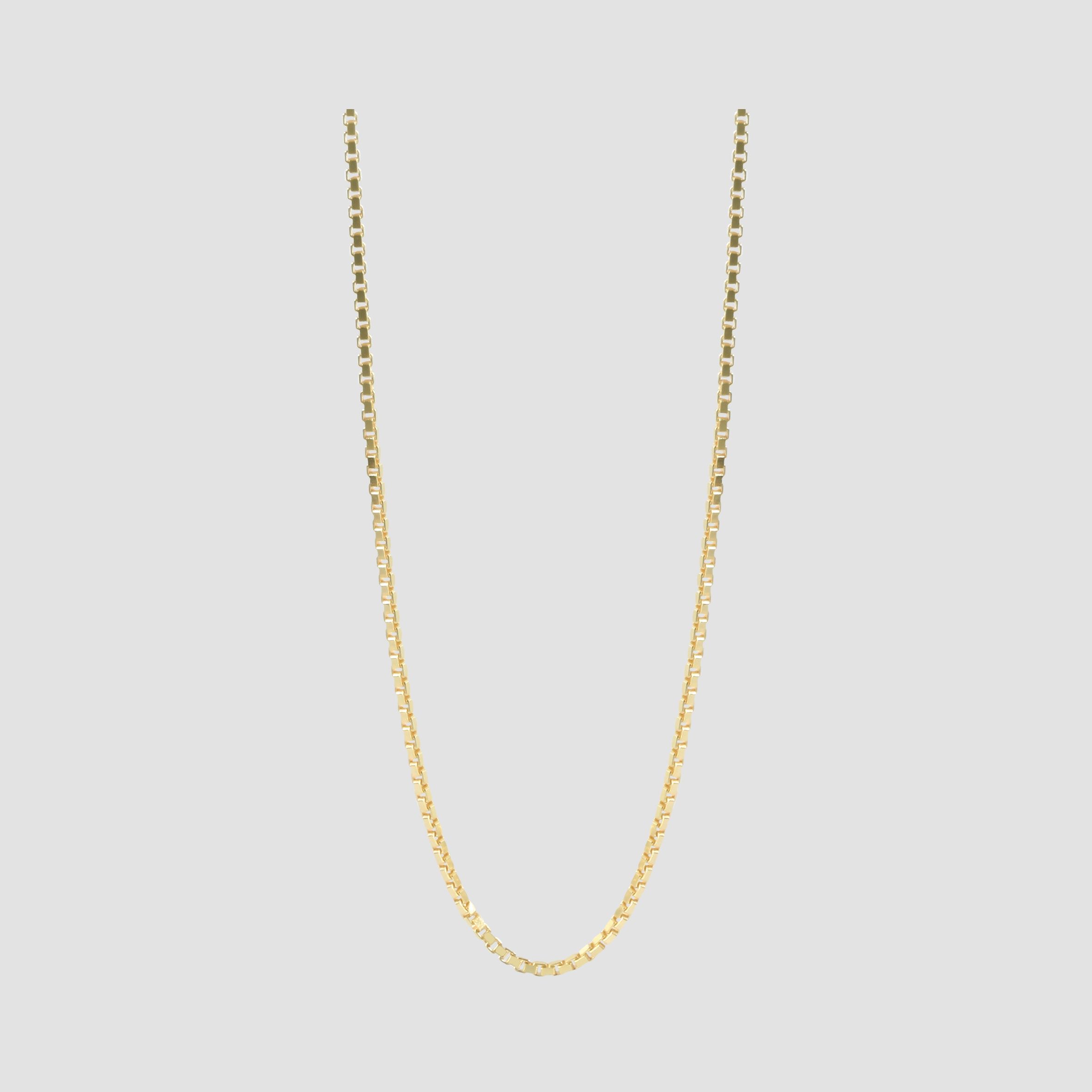 333/- Gold, Veneziakette "Lee" 8 Karat, Gelbgold, 40 cm/ 1 mm