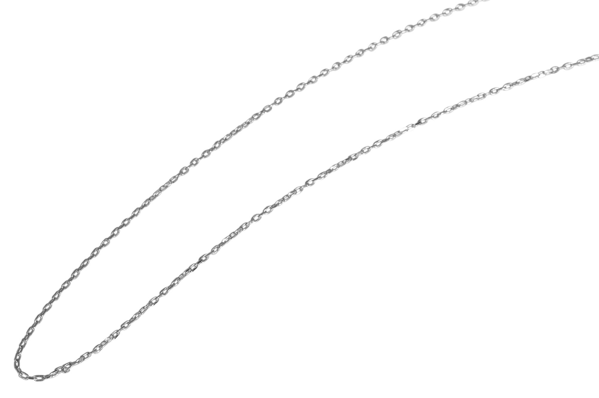 Echtsilber Halskette aus 925/- Sterling Silber, 0,73g, Panzermuster, Breite 0,5 mm, Stärke 0,6mm