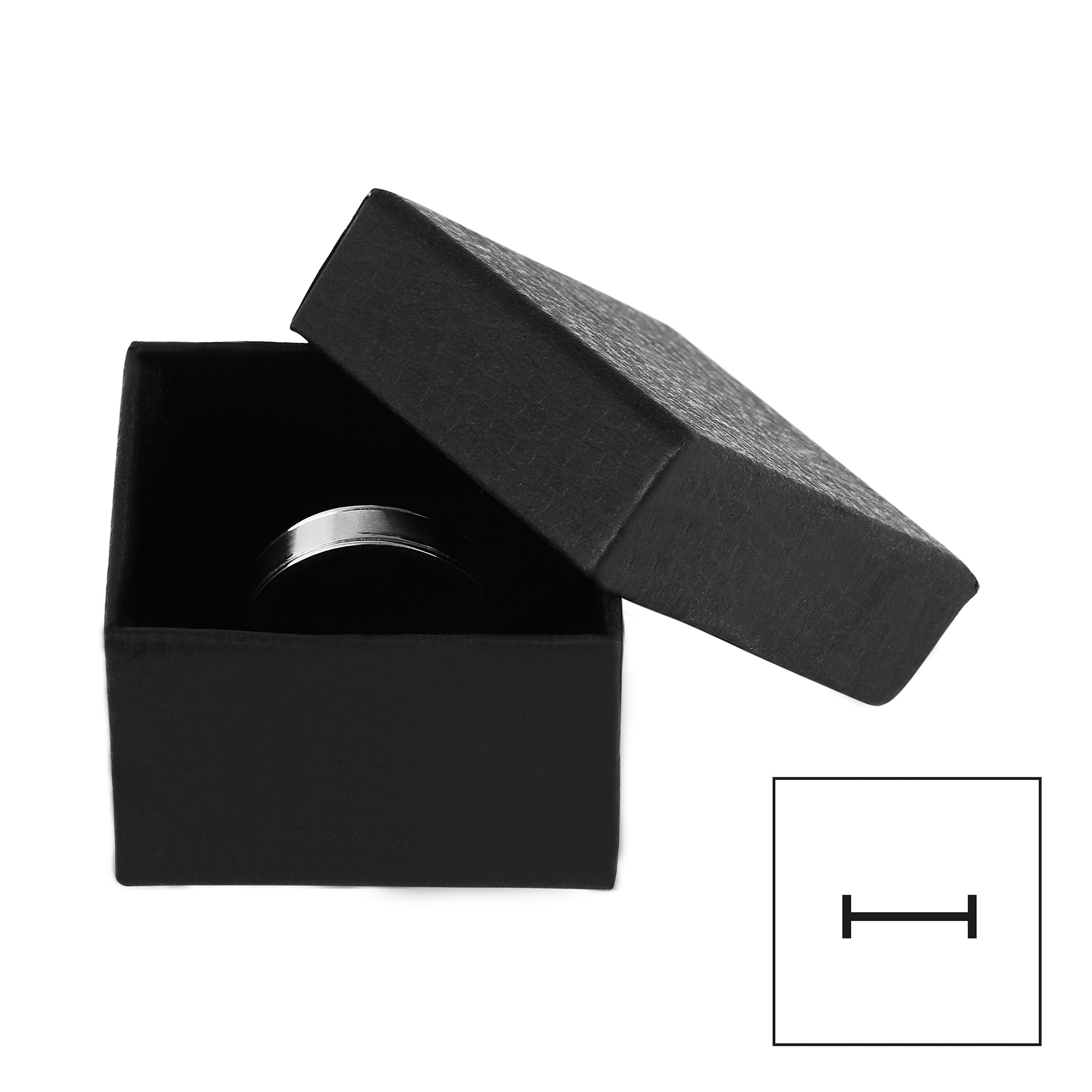 Ringbox VE 24, Pappe, , 3 x 5 x 5 cm, schwarz