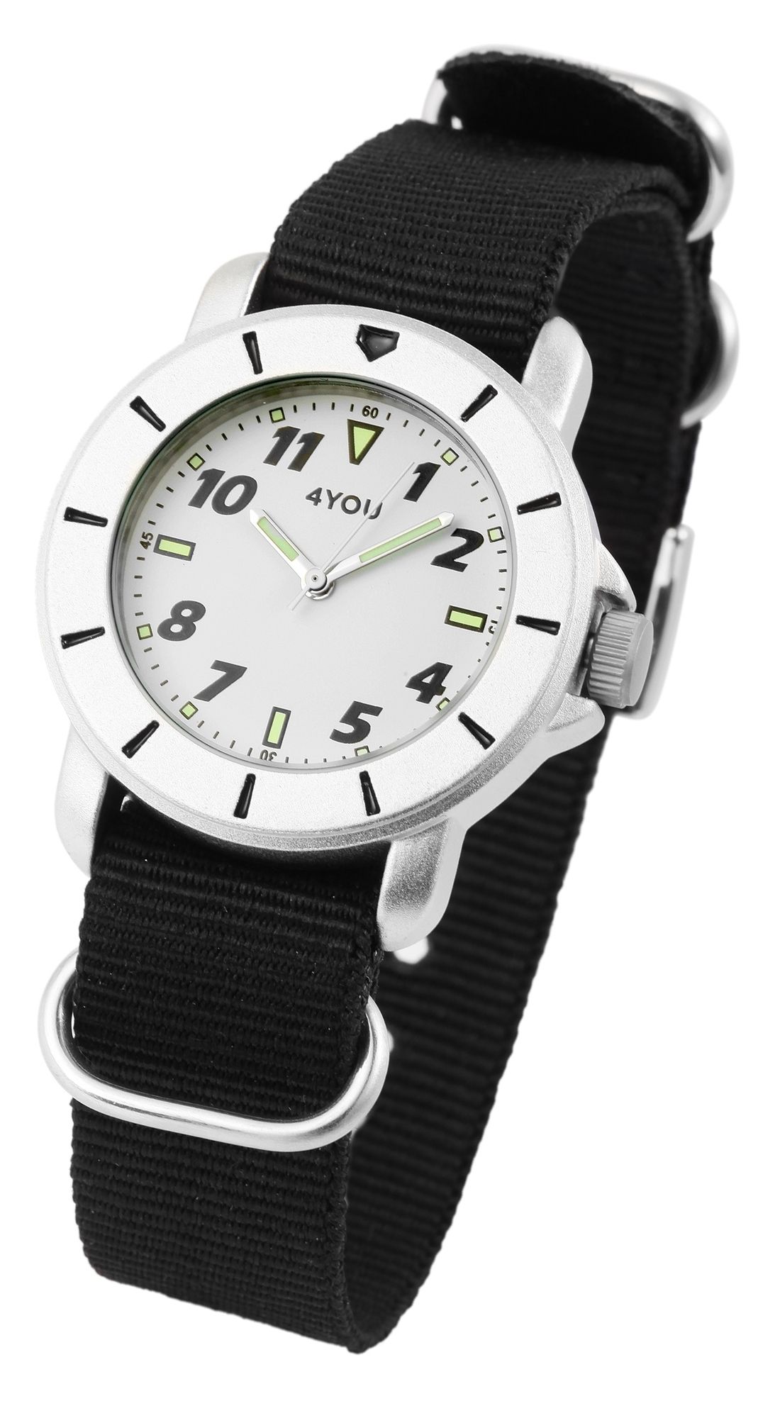 4You Unisexuhr mit Textilband