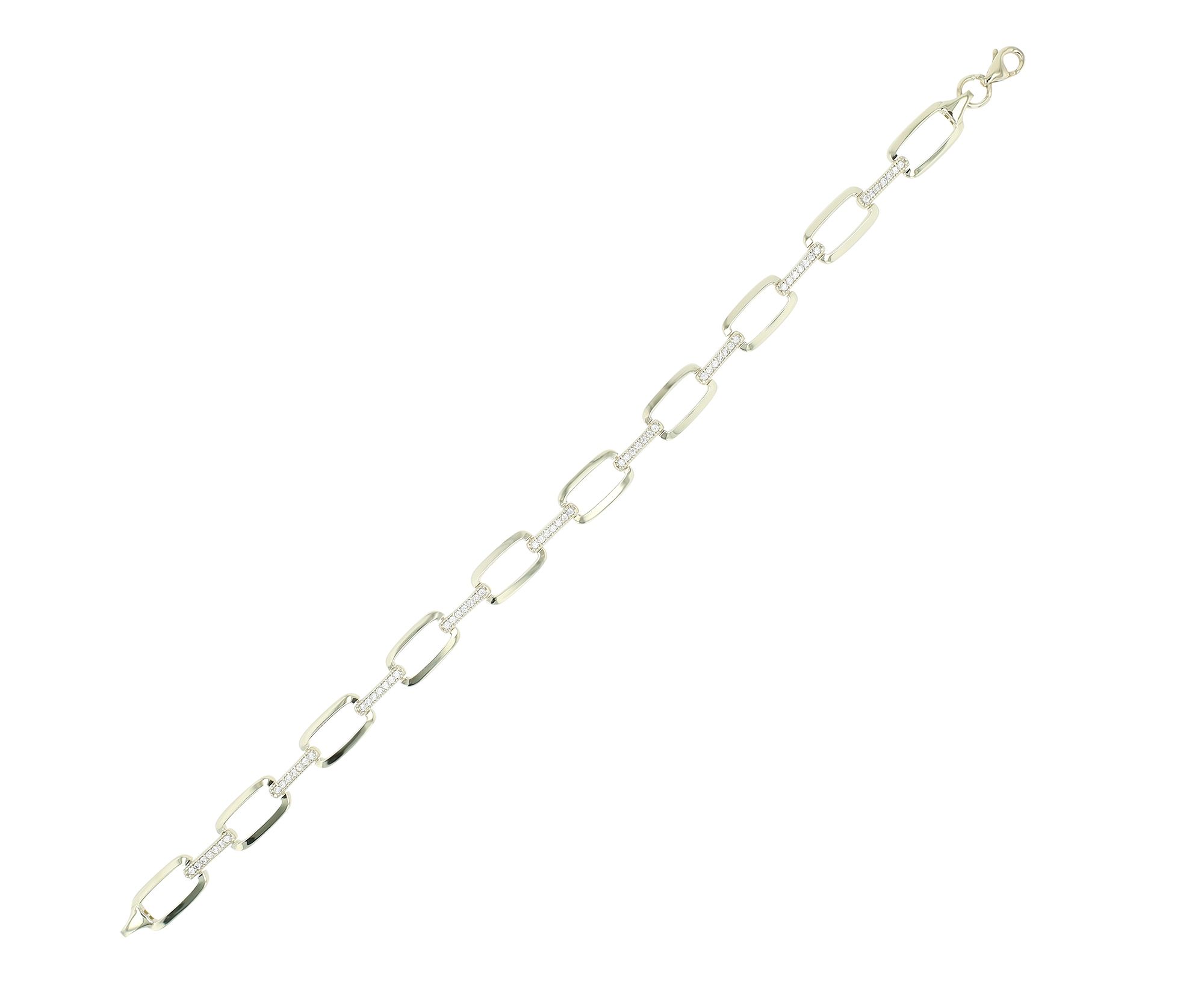 333/- Gold "Adelia" Armband mit Zirkonia, 8 Karat, Gelbgold