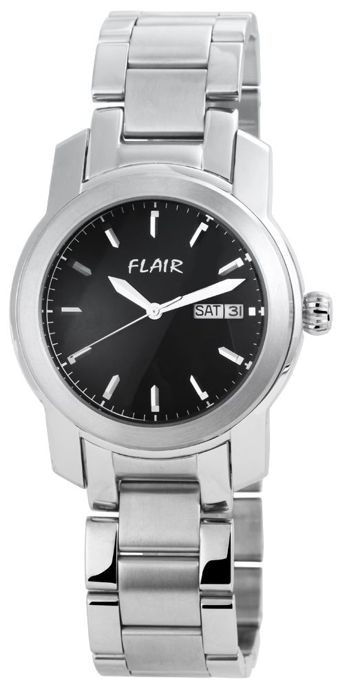 Flair Herrenuhr mit Edelstahlarmband