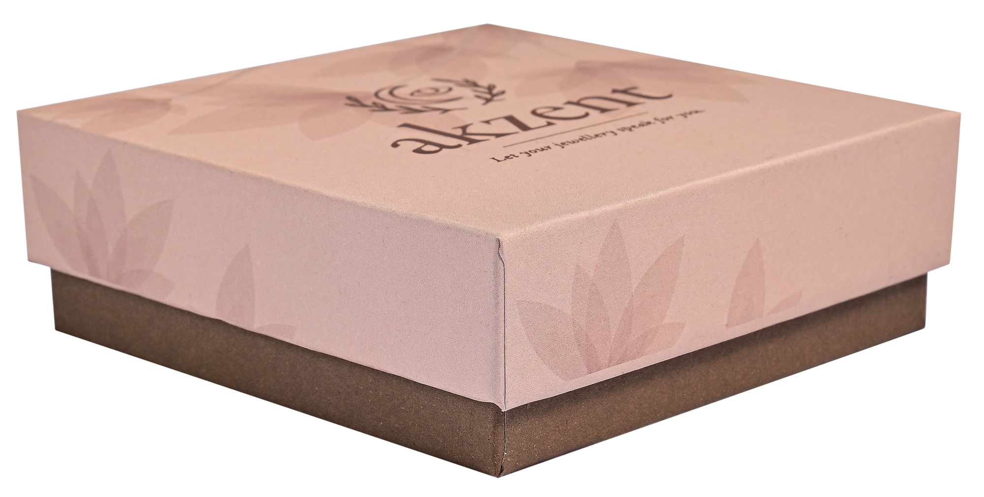 AKZENT Verpackungsset: Geschenkbox (Pappe), 9 x 9 x 3 cm