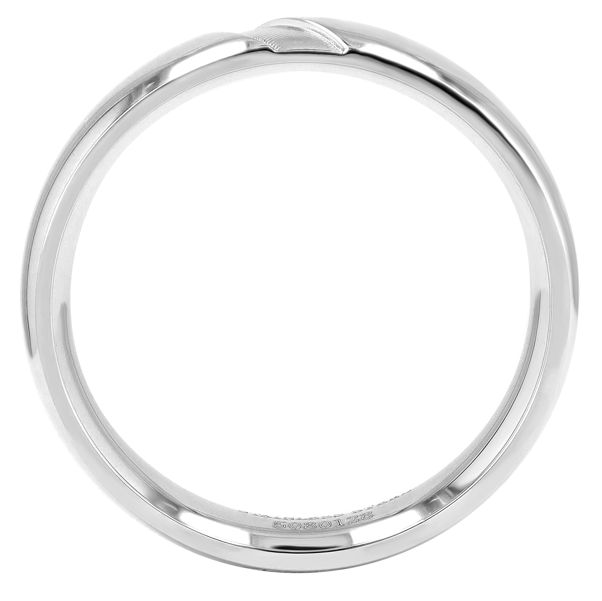 "Glory Fever" Herren-Partnerring Gr 56, Edelstahl, silberfarben