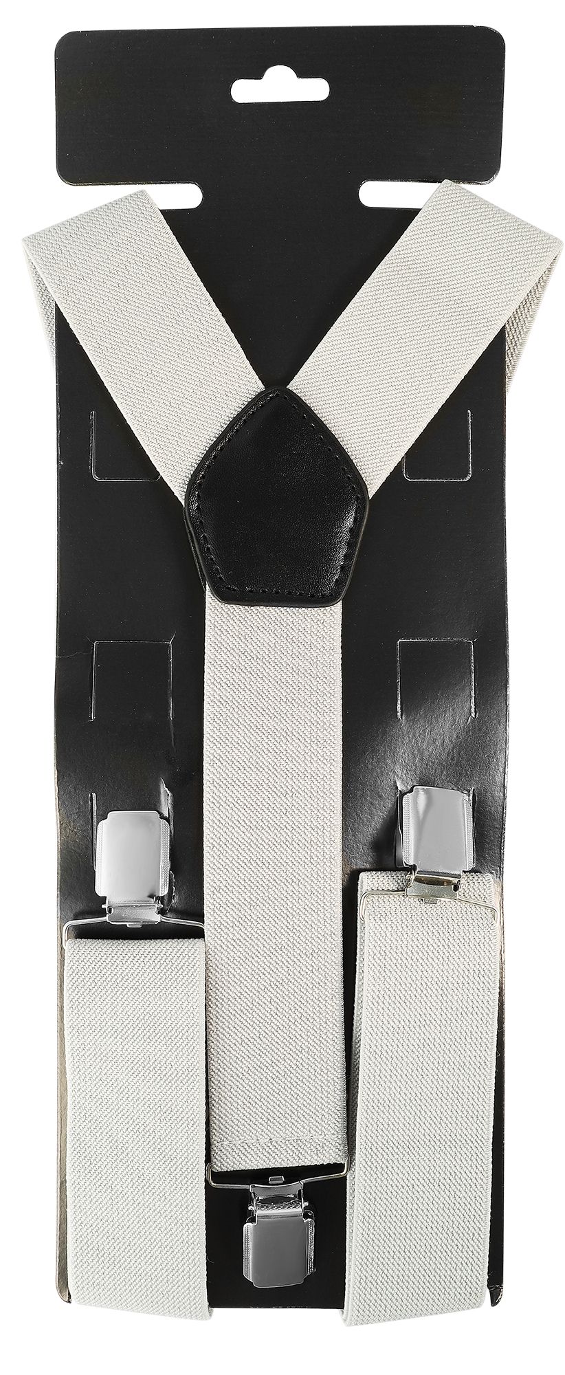 Hosenträger Gesamtlänge 95 cm, grau