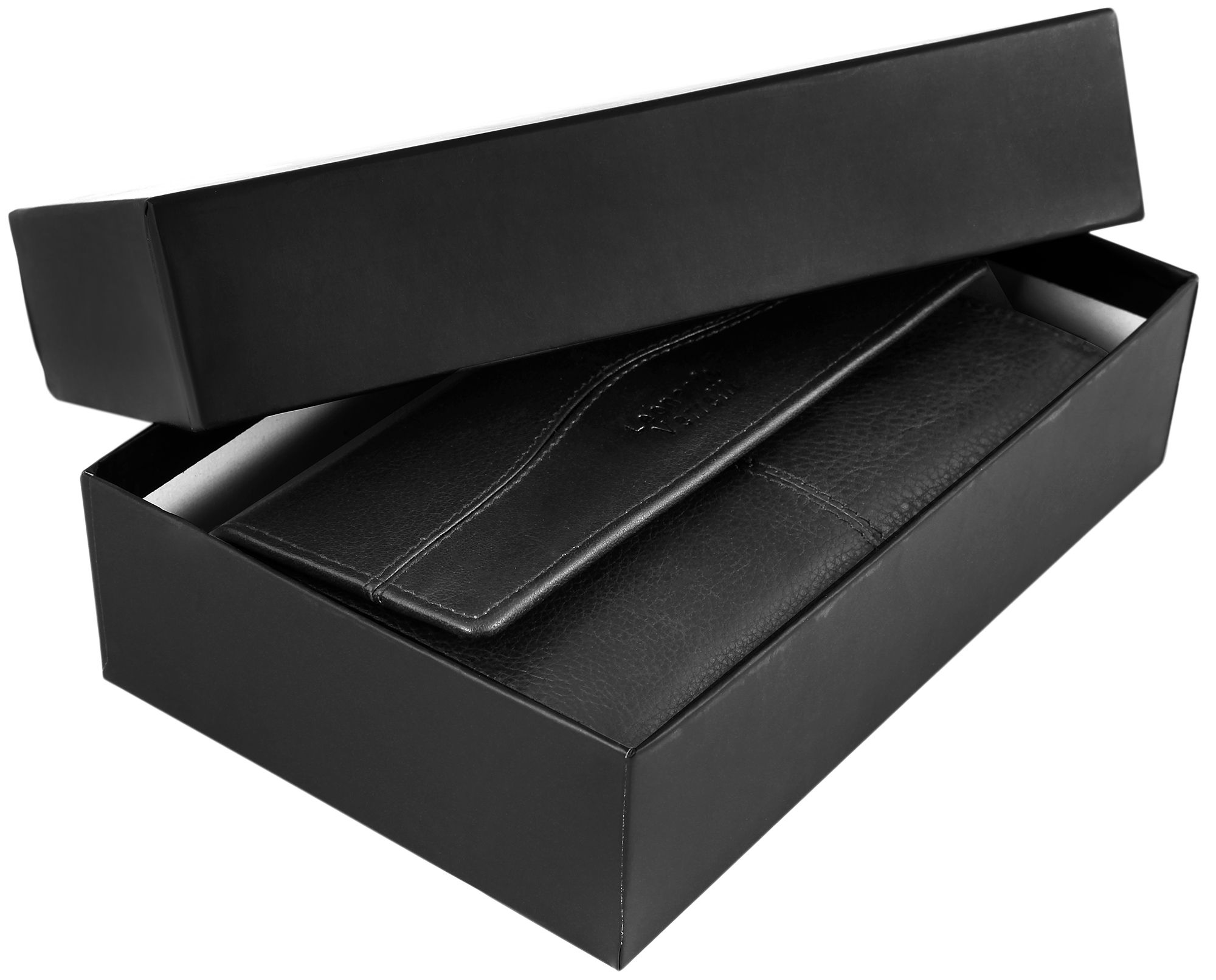 Leonardo Verrelli Geldbörse in schwarz, RFID-Schutz