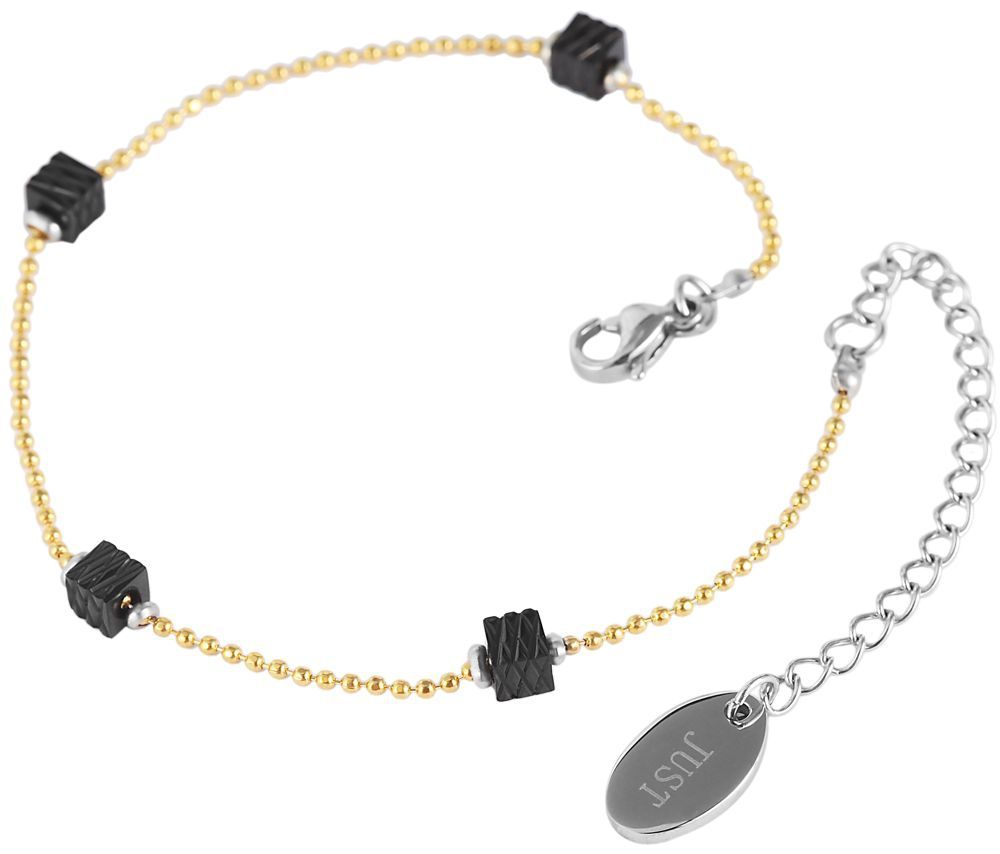 Just Schmuckarmband aus Edelstahl mit IP Gold-Beschichtung l UVP 18,90 €