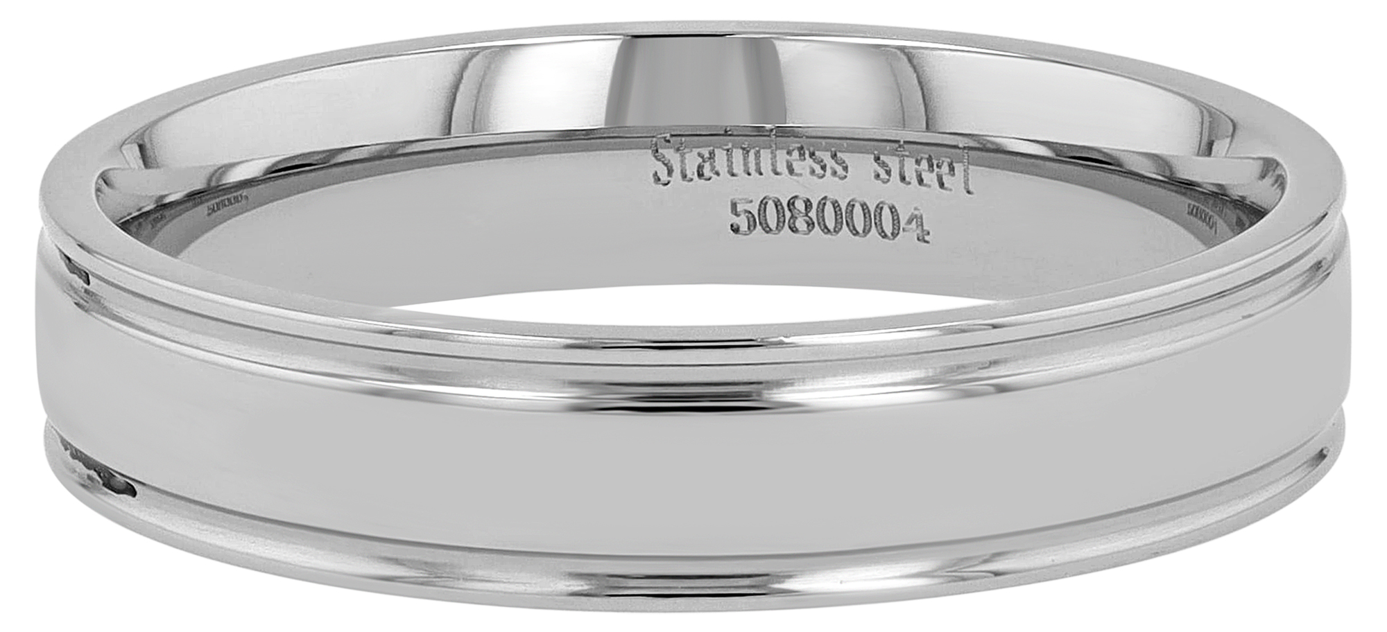 "Shining Aura" Herren-Partnerring aus Edelstahl Gr.60
