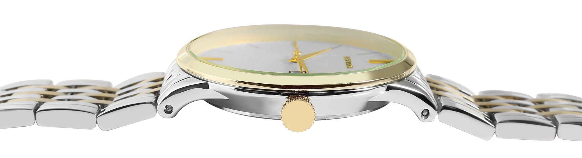 Just Watch Unisexuhr mit Edelstahlarmband, bicolor