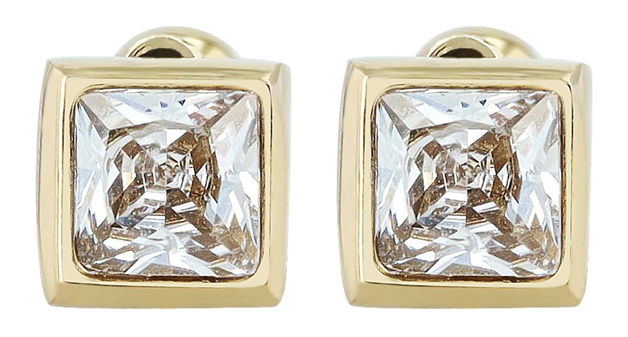 "Nura", Edelstahl Ohrstecker/-piercing, Zirkonia