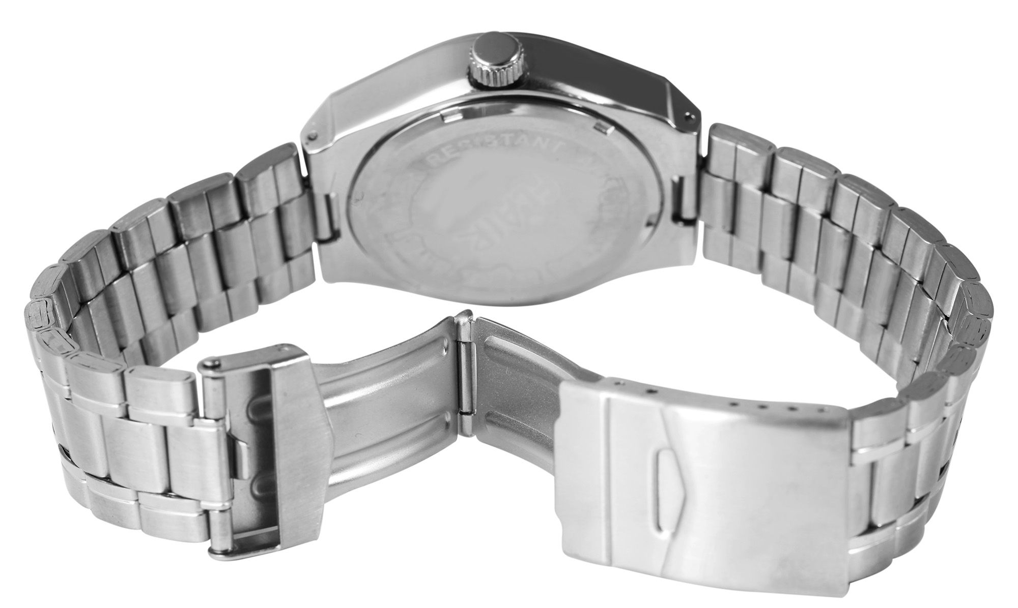 Flair Herrenuhr mit Edelstahlarmband, 5 bar