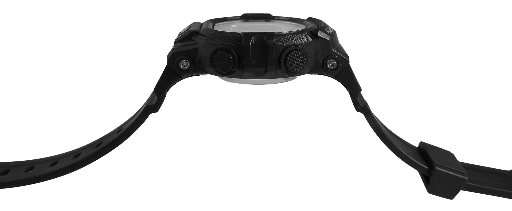 Xinjia Damen Digitaluhr mit Silikonband, Schwarz