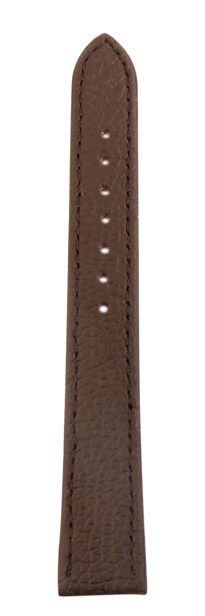 Basic Lederimitatarmband  in braun, genarbt, flach, 22 mm, VE 12