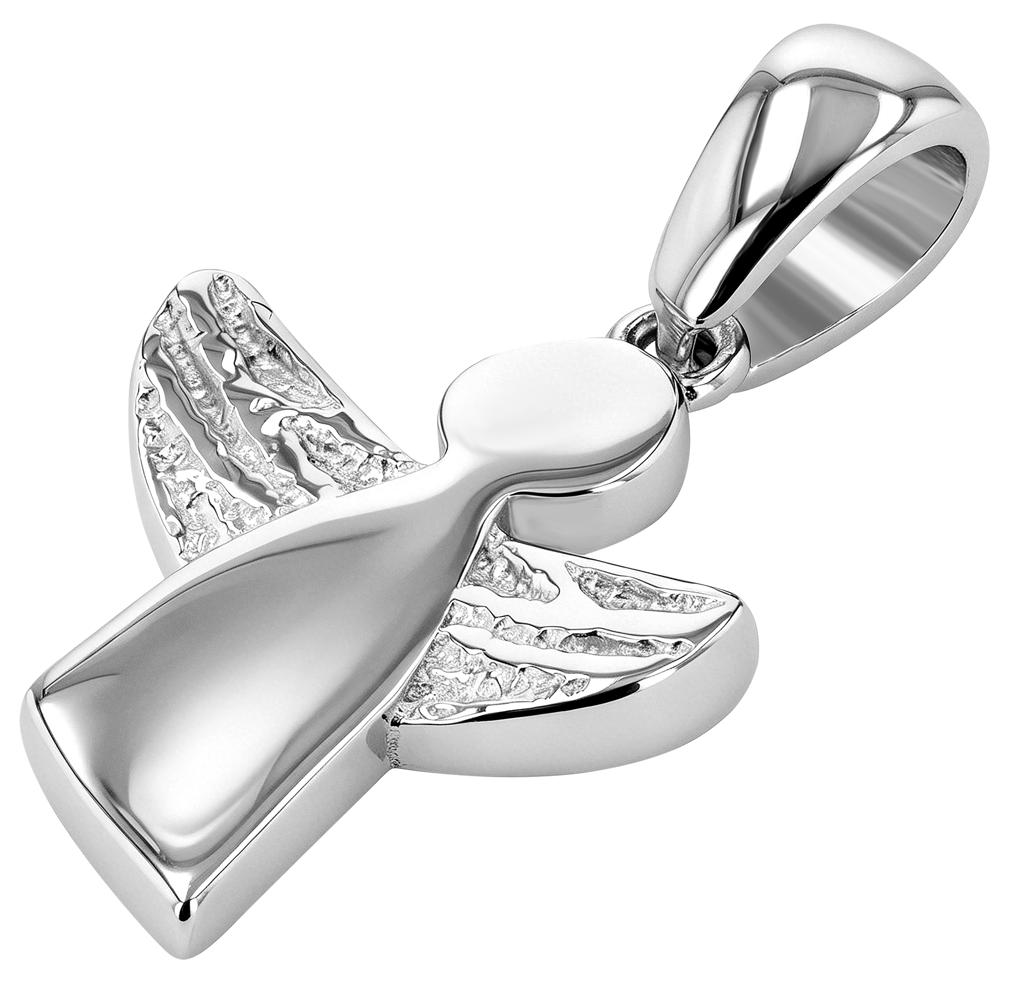 Schutzengel "Vivianne“ 925/- Echt Silber Anhänger - Engel, rhodiniert