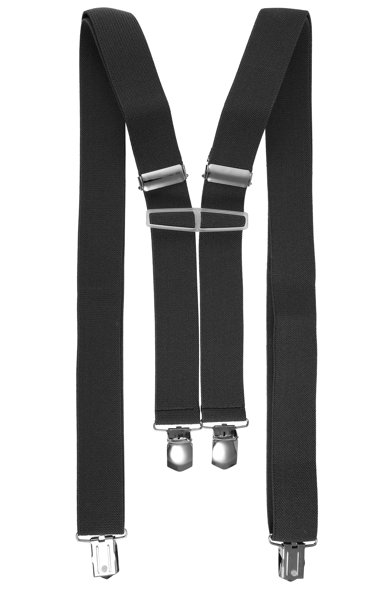 Hosenträger, 90 cm, elastisch, grau