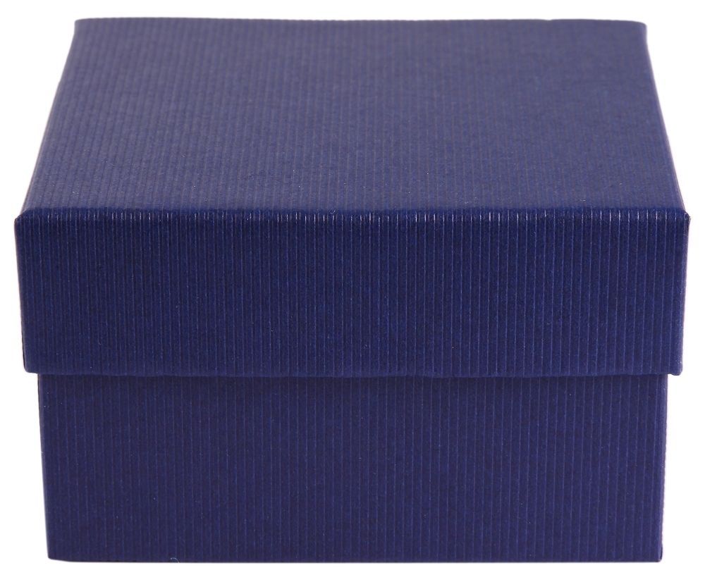 Uhrenbox, Pappe, blau, VE12 (8 cm x 8,5 cm x 5,5 cm)
