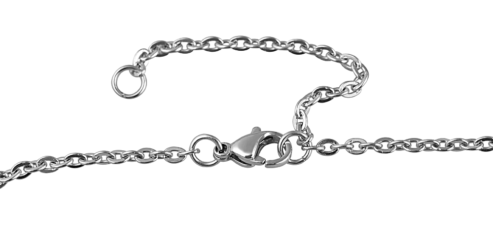 Akzent Edelstahl Damen Ankerkette, Länge: 45 cm / Stärke: 2 mm