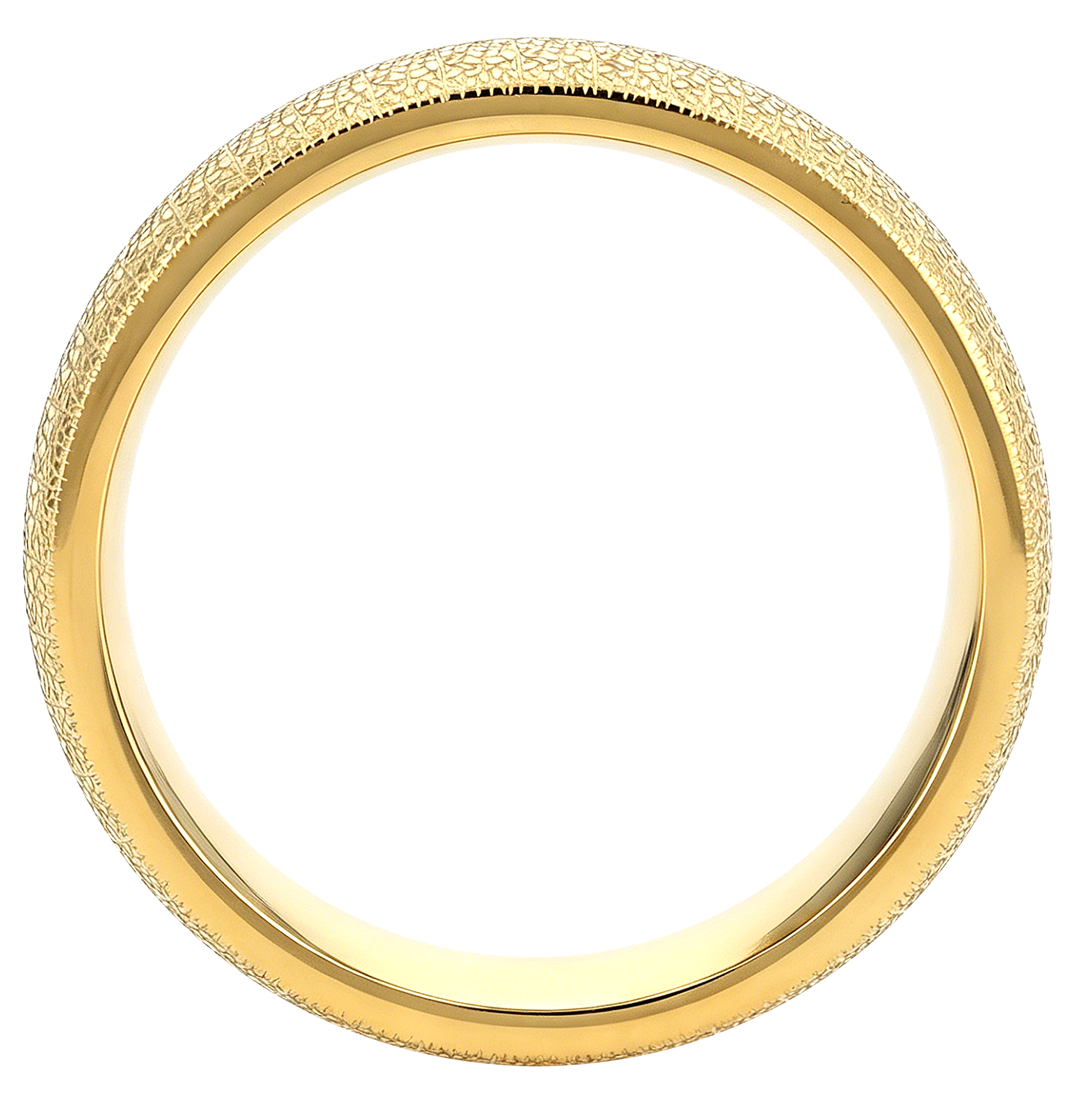 "TwoOne" Akzent Herren-Partnerring Gr 58, Edelstahl, bicolor (Ice-Matt-Finish)