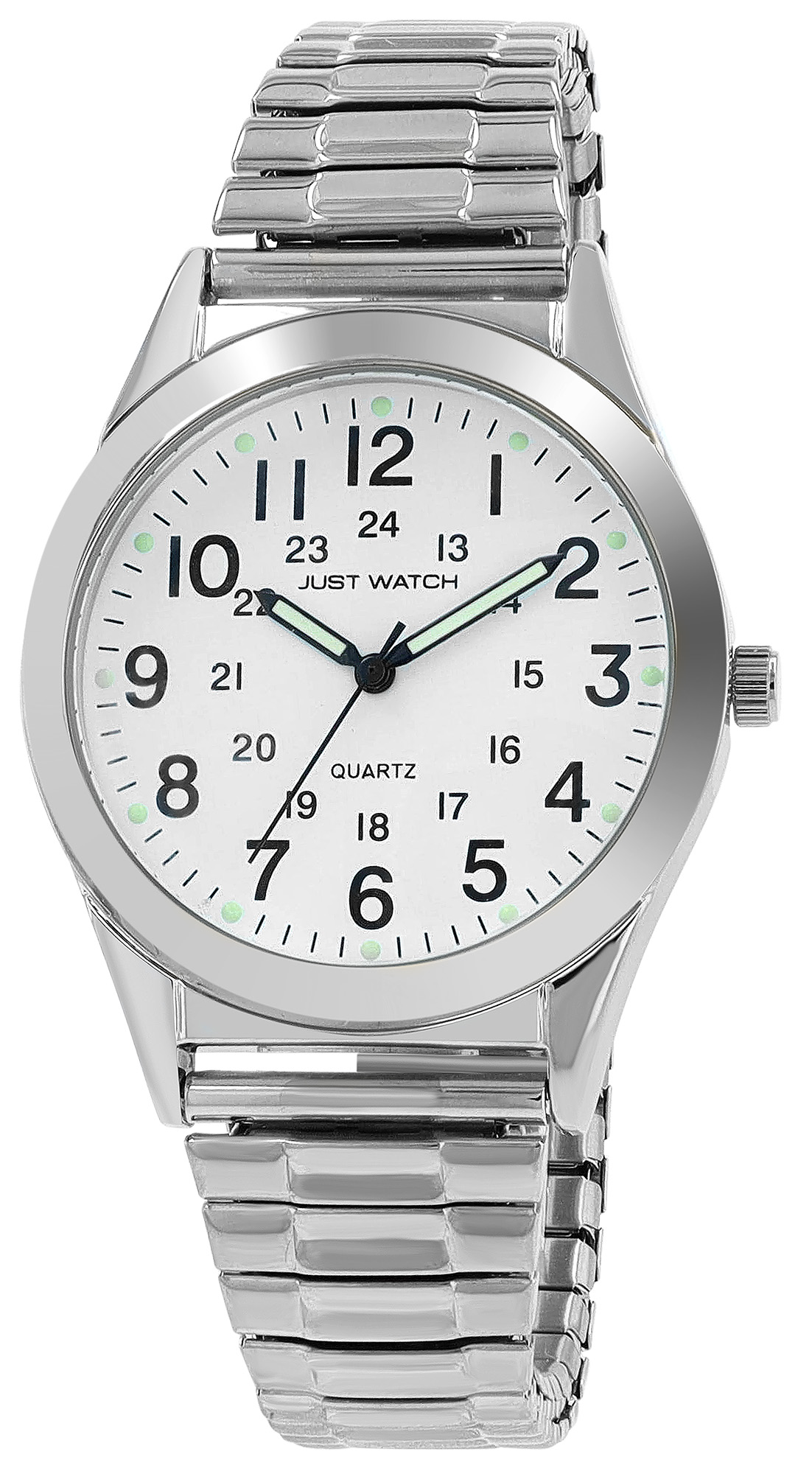 JUST WATCH Herrenuhr "Konstantin"  Edelstahlzugband, Ø 39 mm