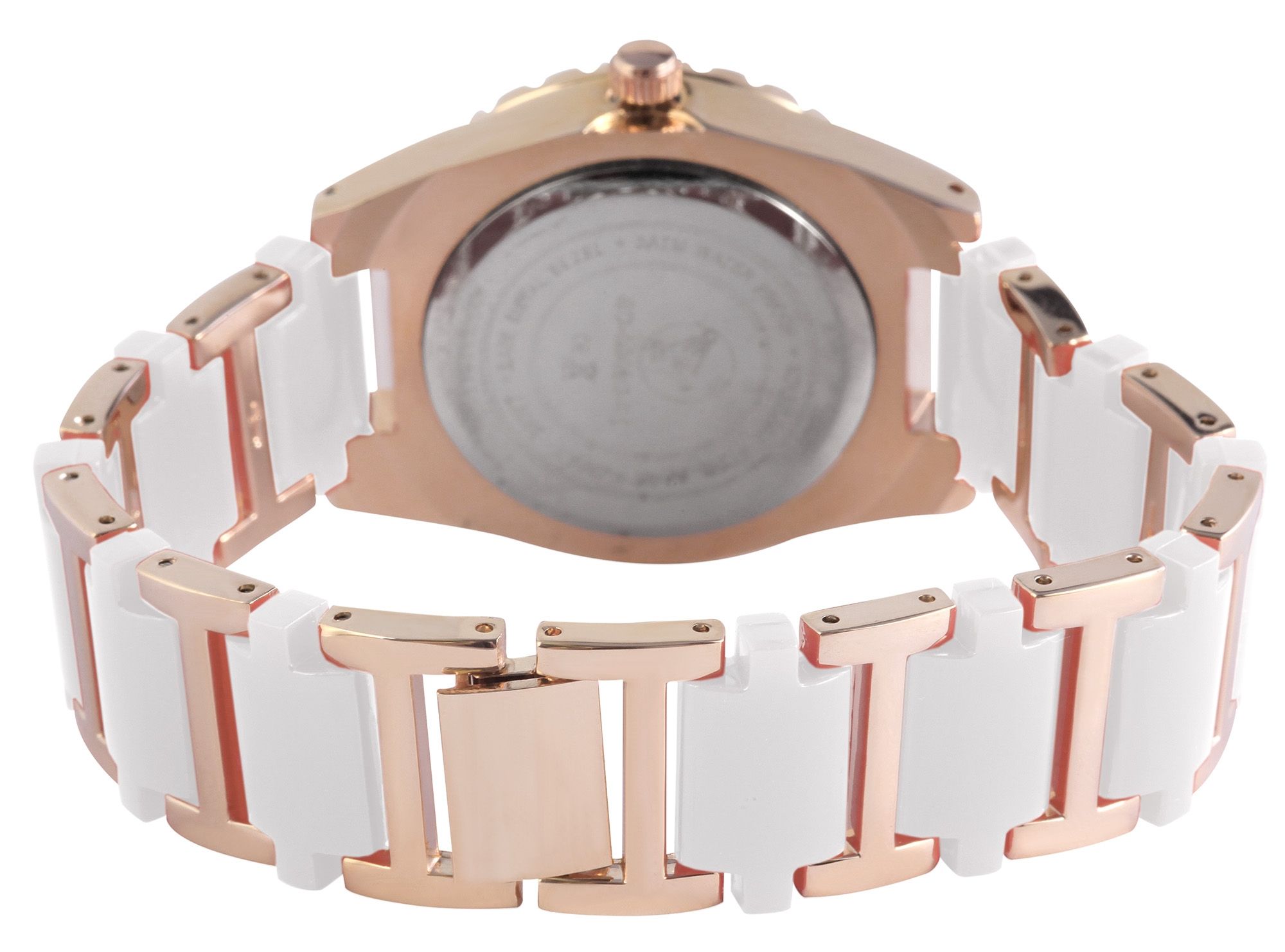 Akzent Damenuhr mit Metallarmband