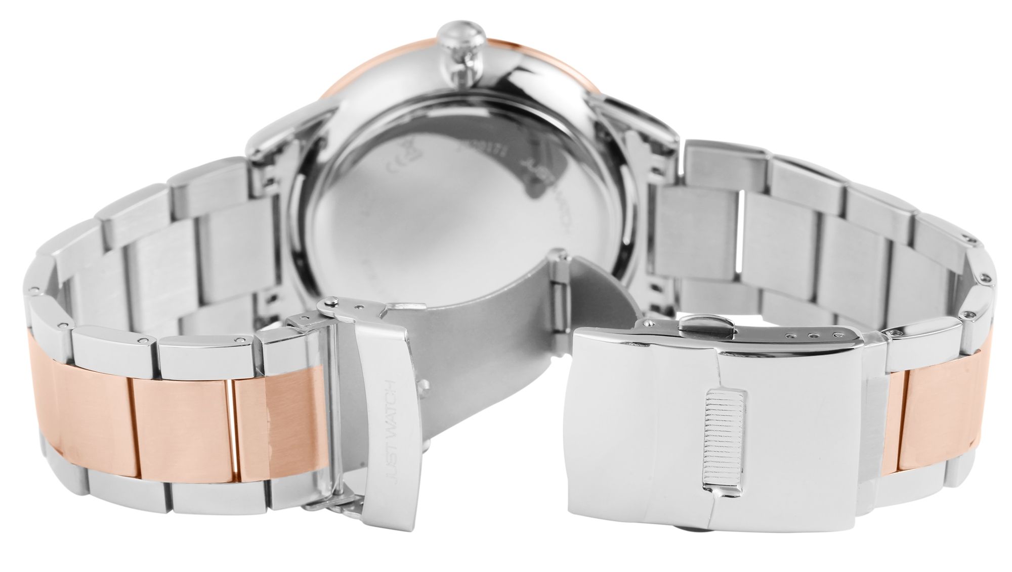 Just Watch Herrenuhr mit Edelstahlarmband, silber- & roségoldfarben