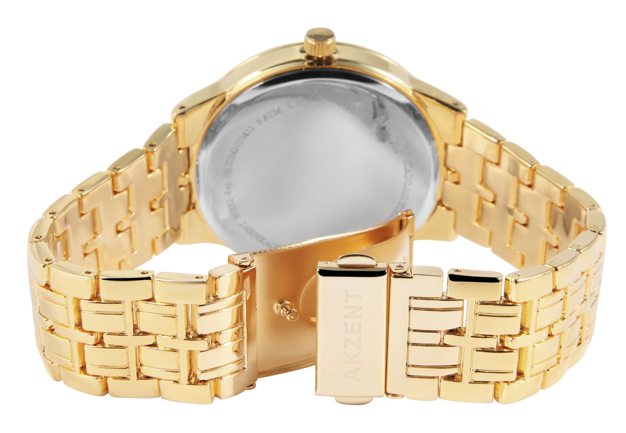 Akzent Exclusive Herrenarmbanduhr mit Metallband