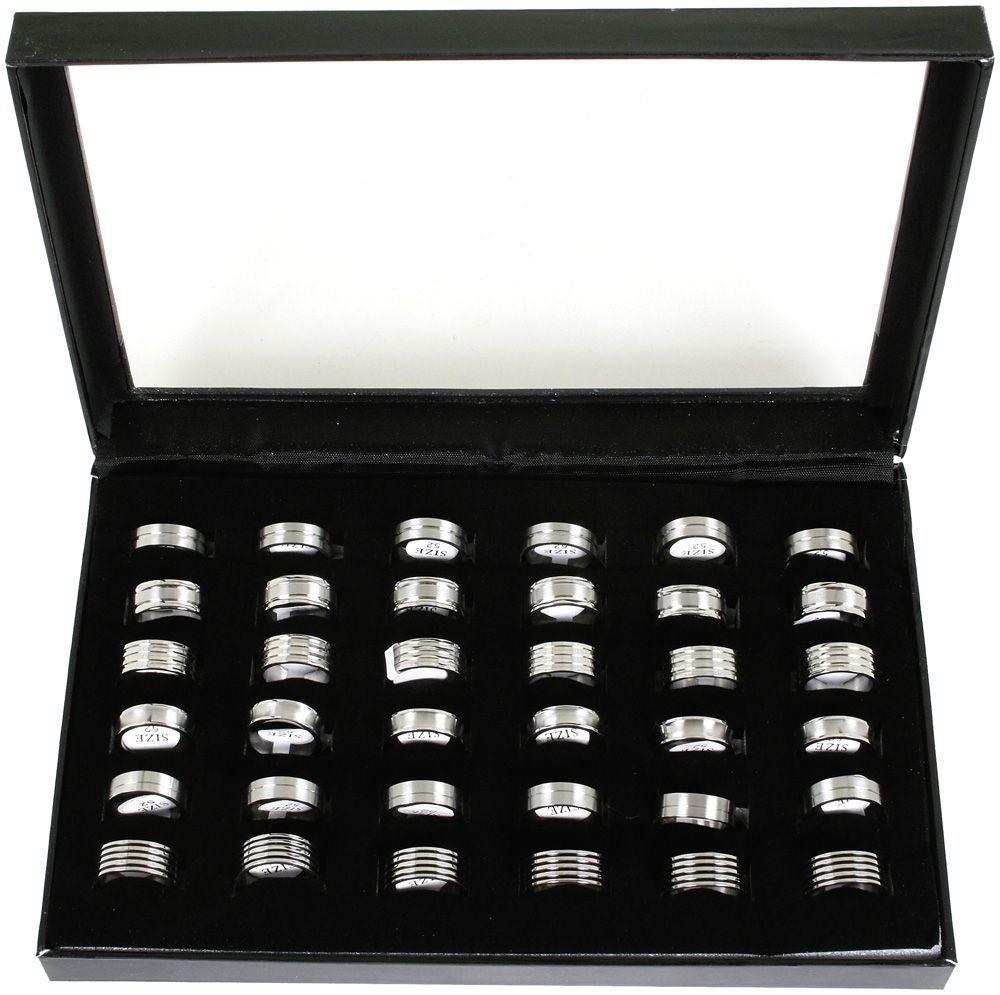 Unisex-Ring aus Edelstahl Gr. 70