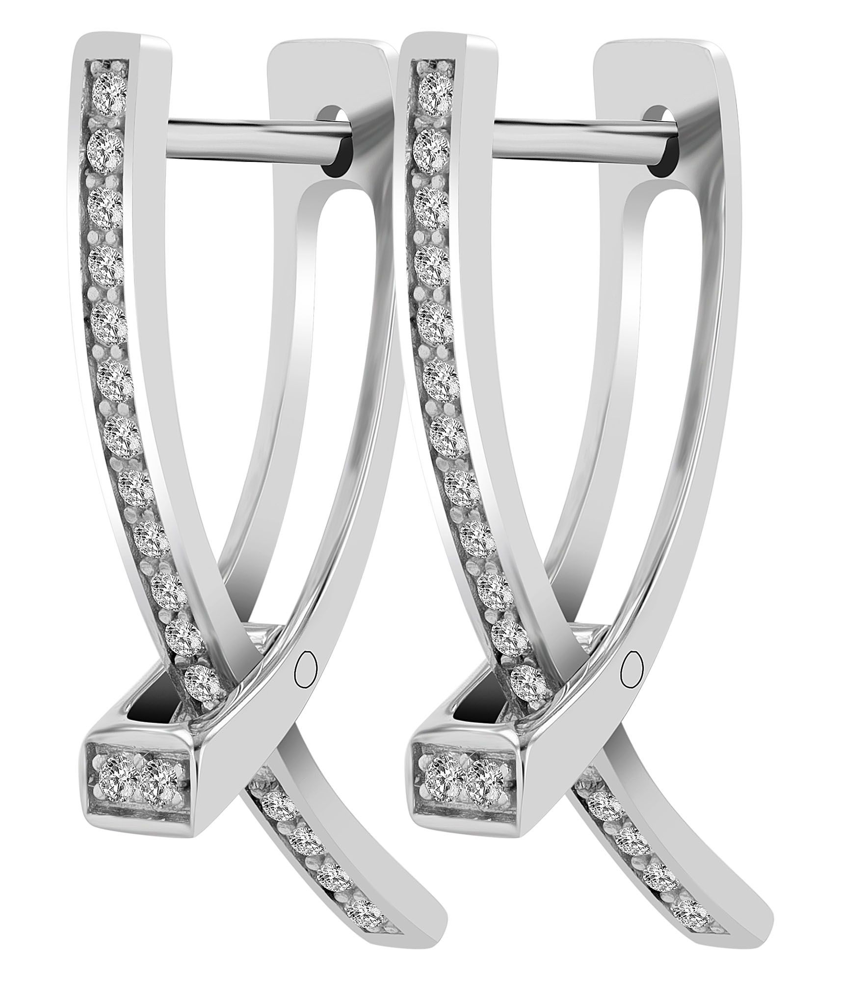 925/- Echt Silber Klapp-Creolen "Aurela"