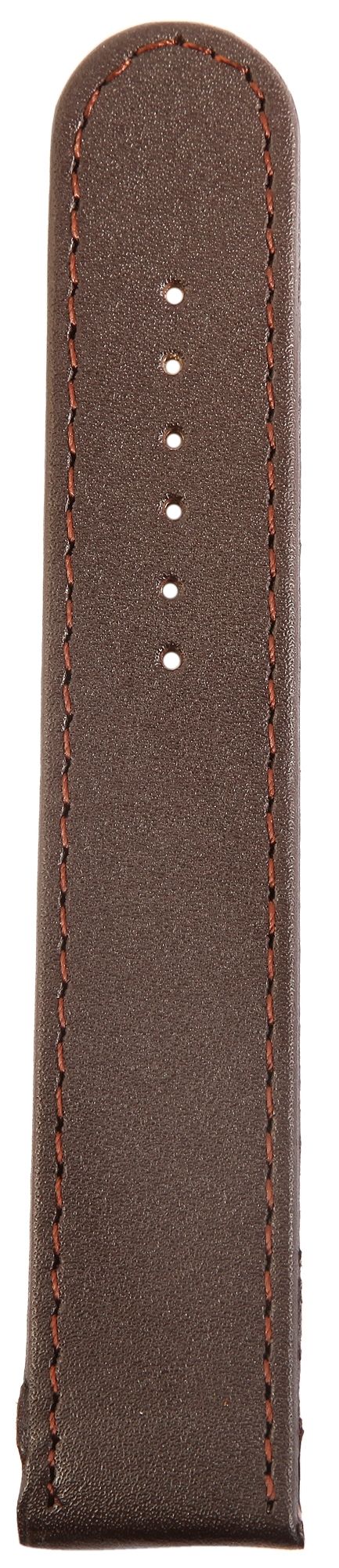 Basic Echtleder Armband in dunkelbraun, glatt, flach, 24 mm,  VE 12 Stück