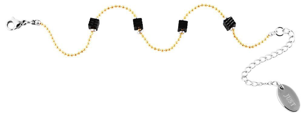 Just Schmuckarmband aus Edelstahl mit IP Gold-Beschichtung l UVP 18,90 €