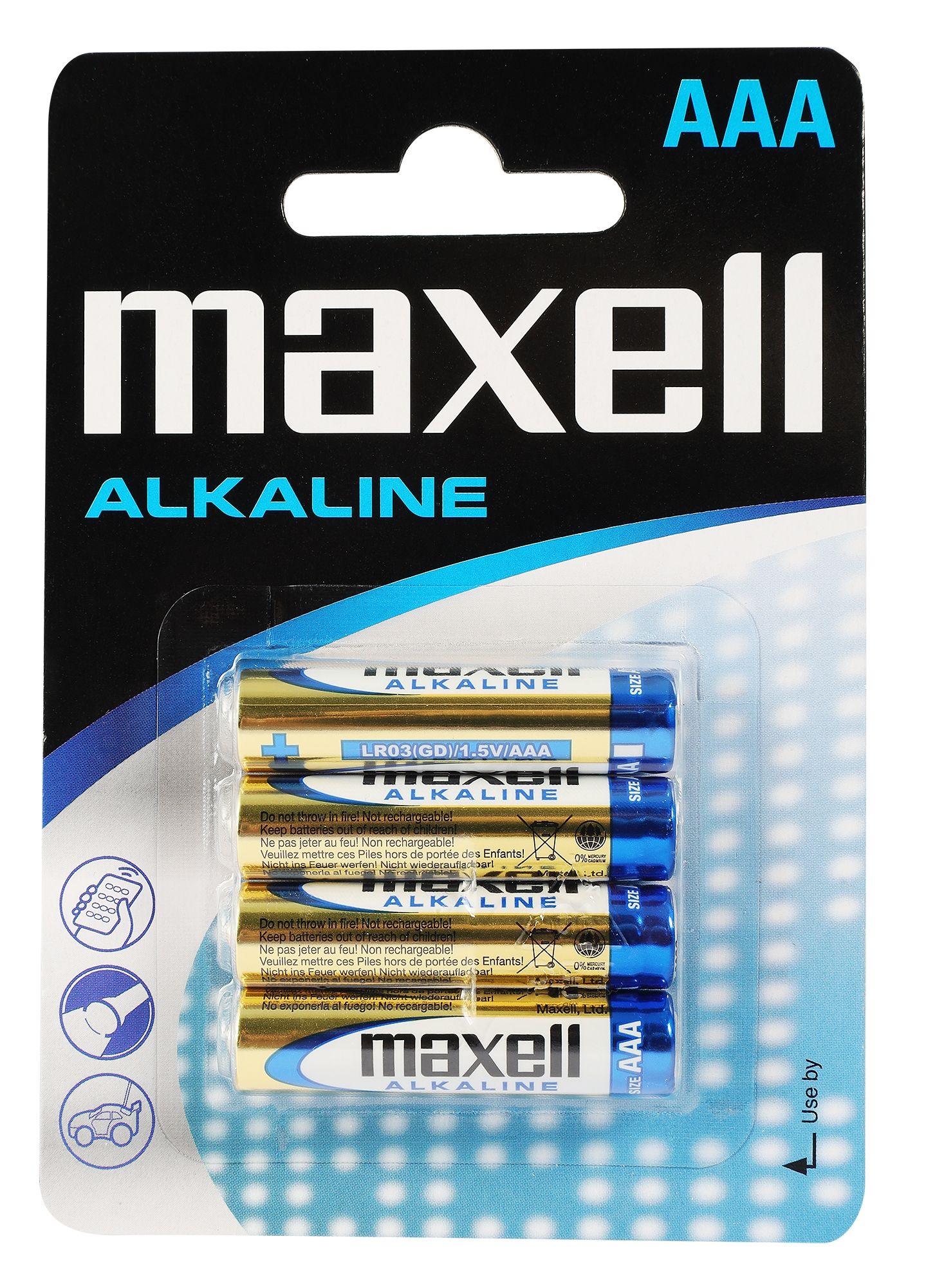 Maxell Alkaline LR03/LR6 im 4er Blister