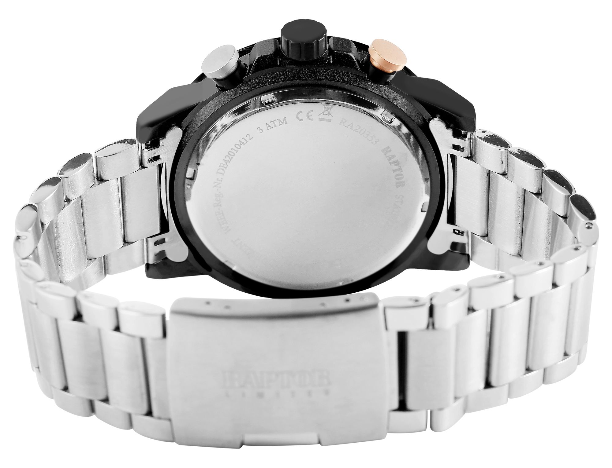 Raptor Limited Chronograph "Rakan" mit Edelstahlband