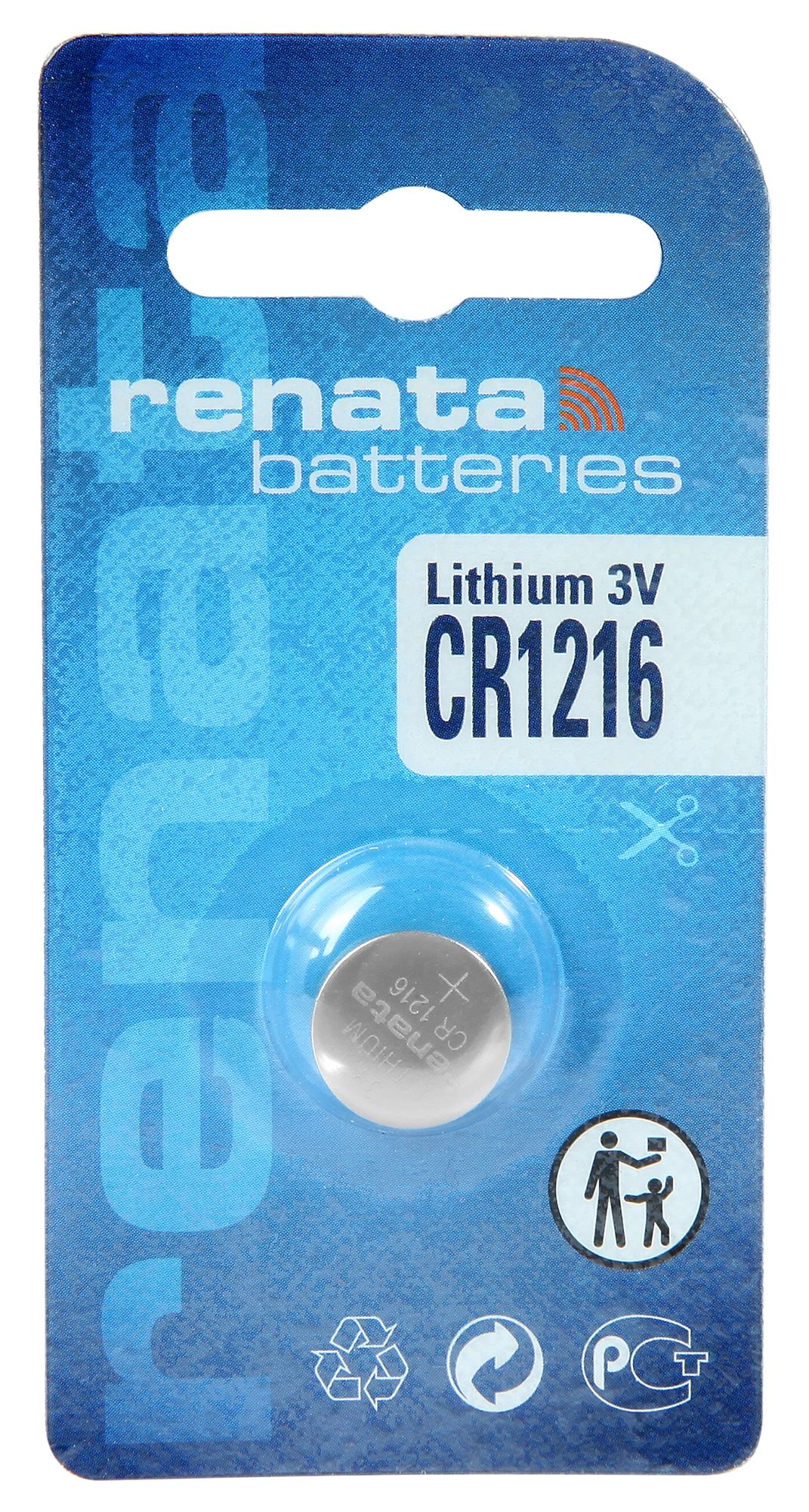 Renata Lithium Batterie, 3V , (Li/Mn02) CR1216