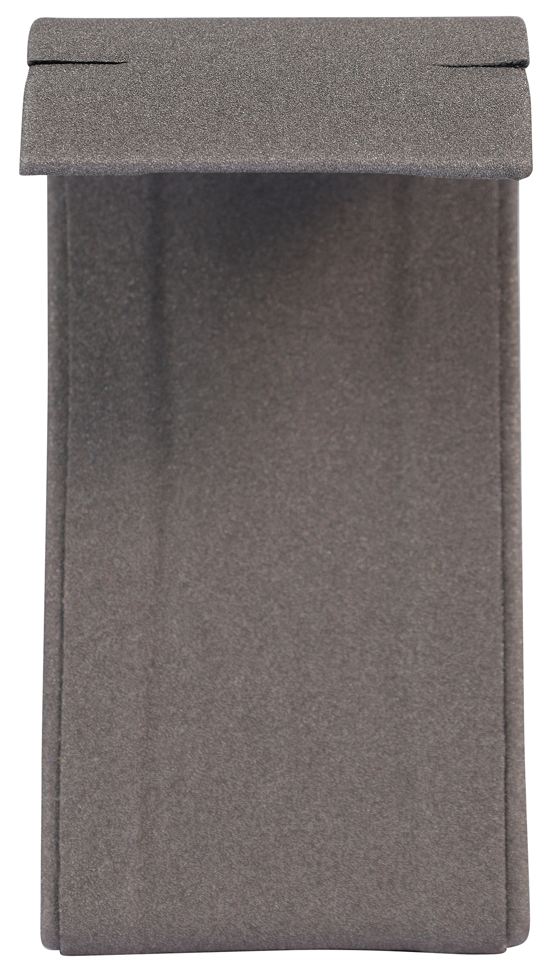Aufsteller für Ohrhänger/ Creolen, PU-Überzug/ Metall, grau