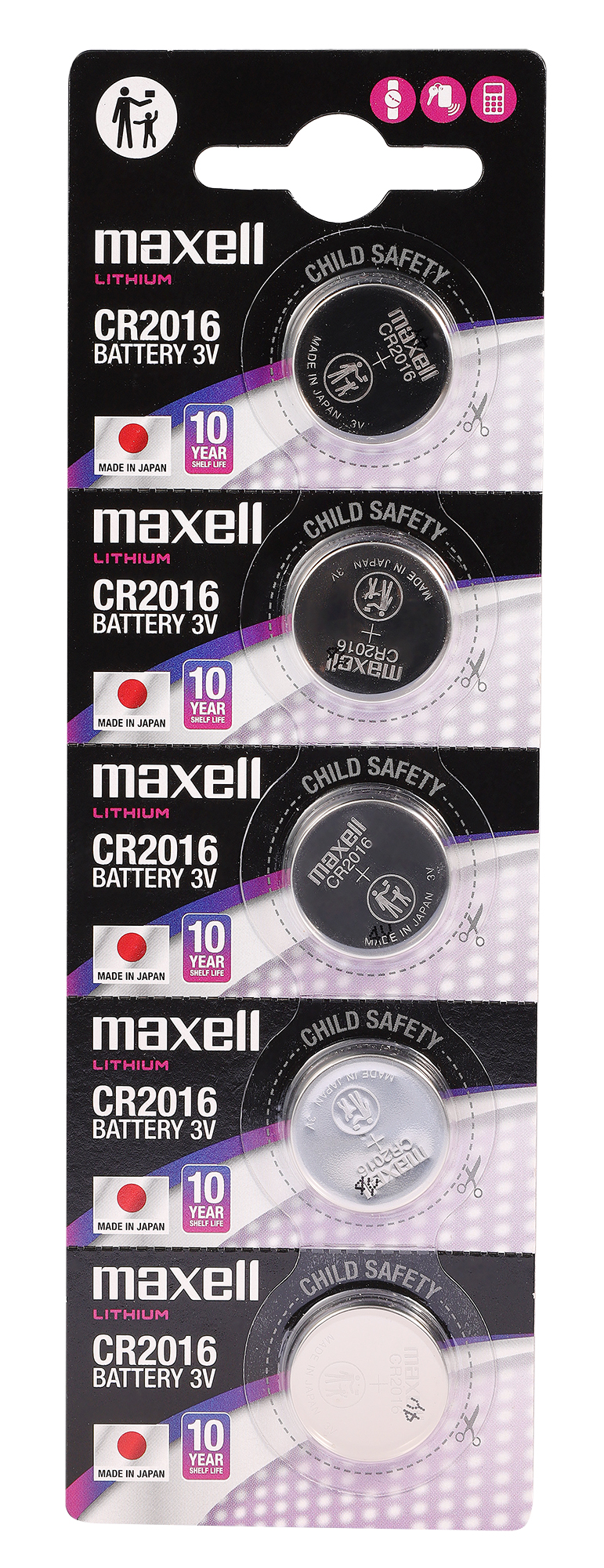 Maxell Batterien , 5er Blister