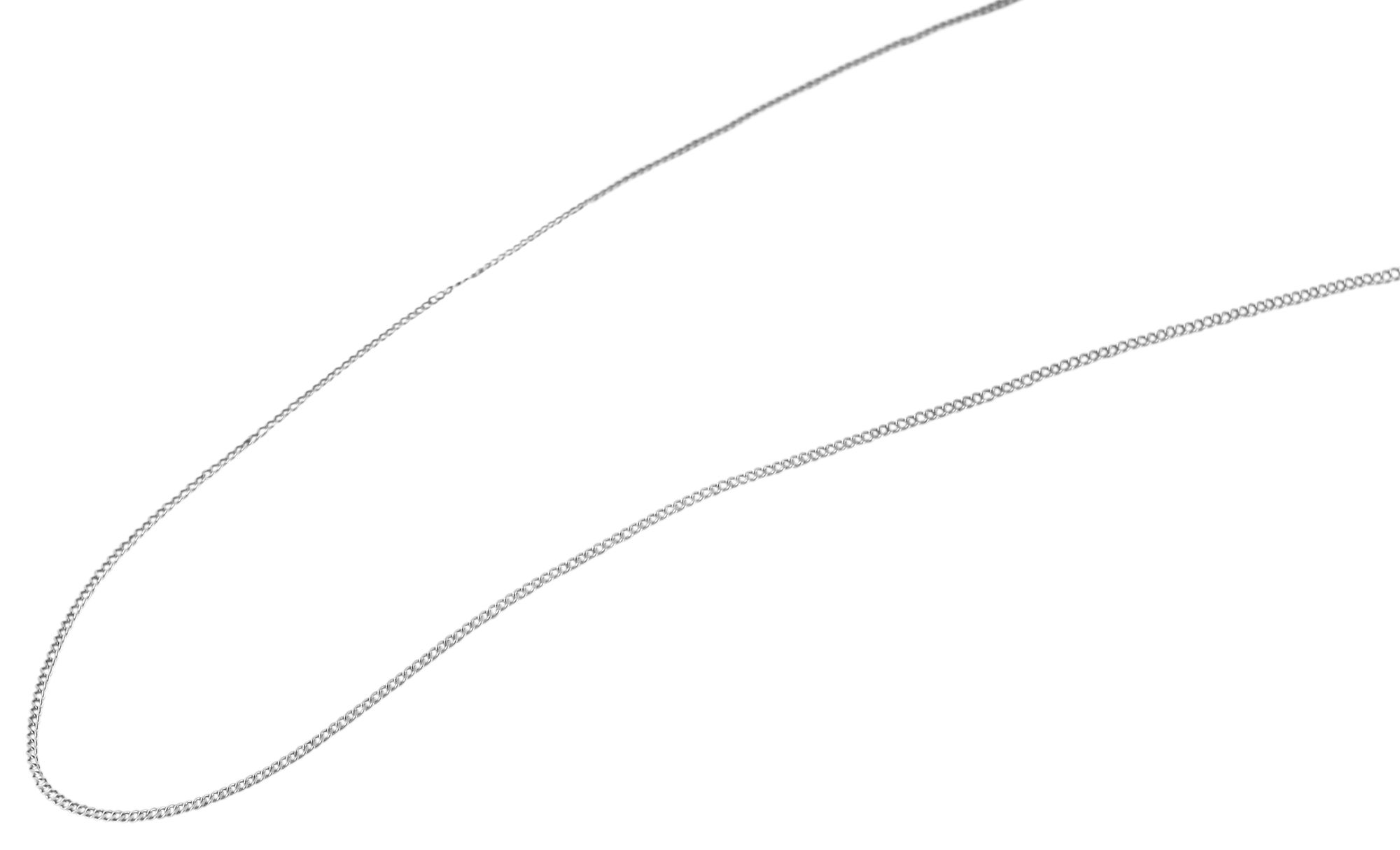 "Atsila" 925/rh Echt Silber Halskette, silberfarben, 40 cm