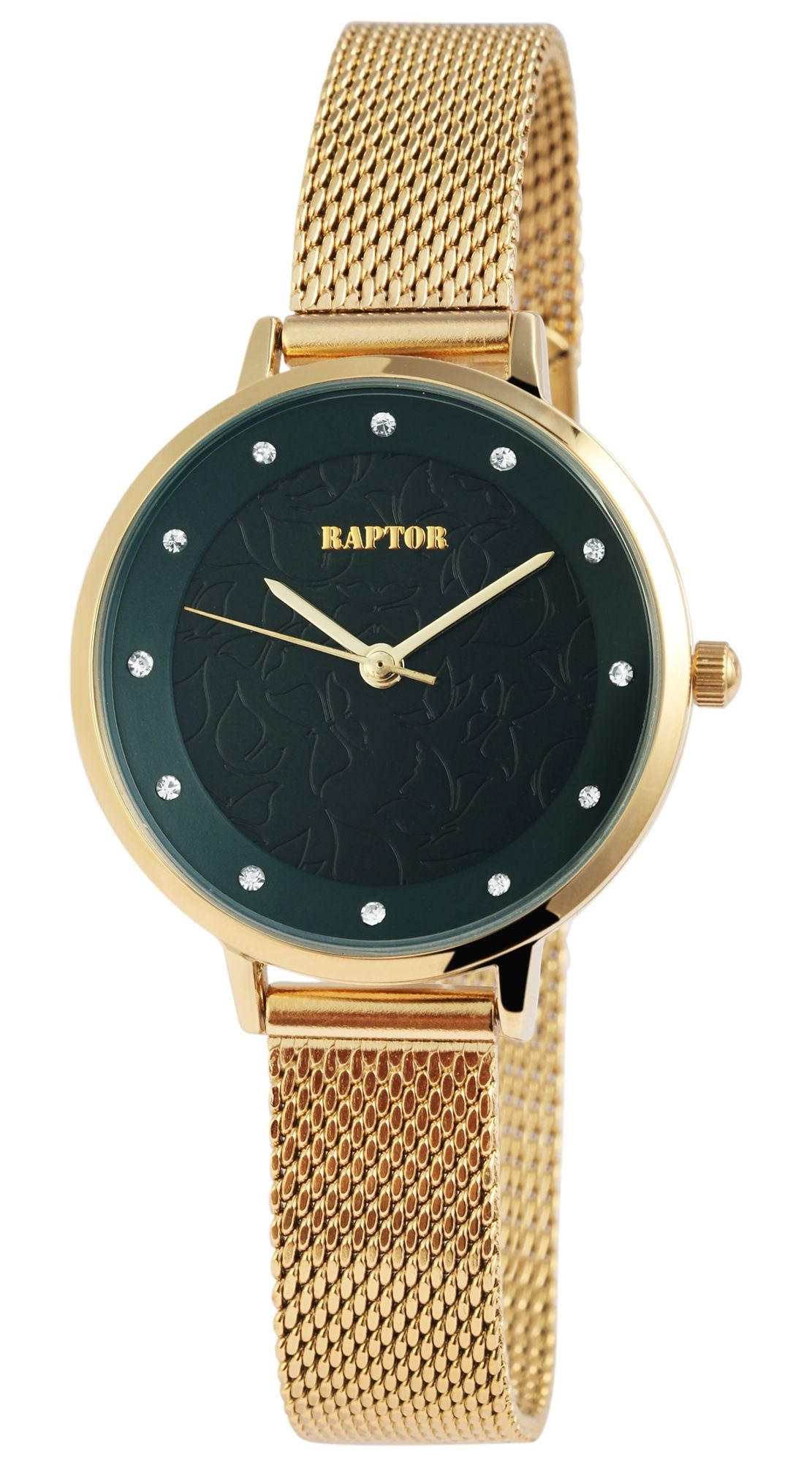 Raptor Damenuhr "Frizzy" mit Edelstahlband