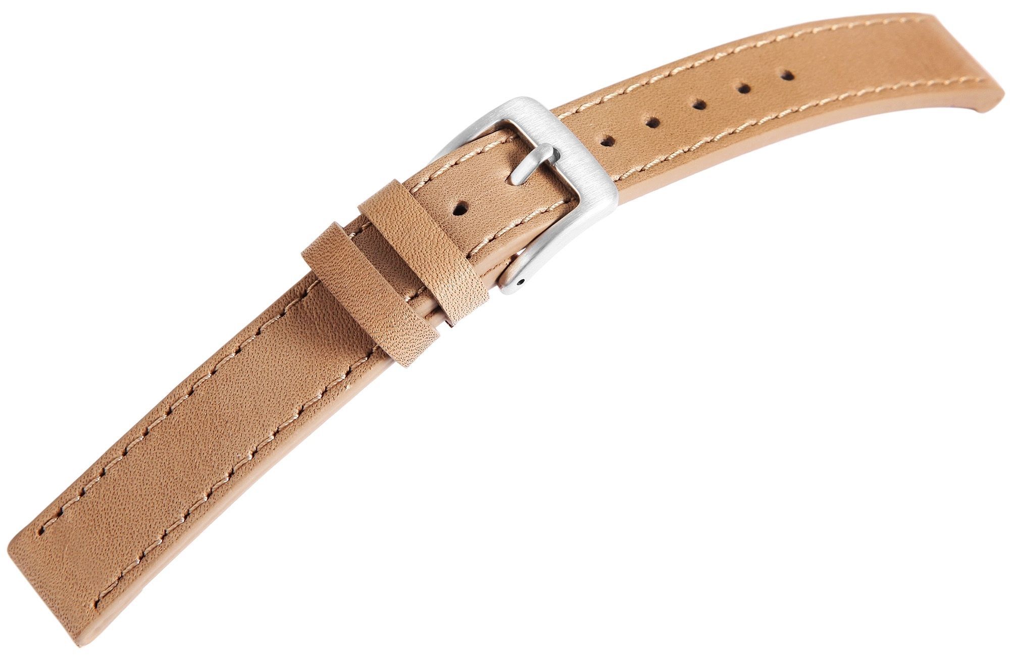 Echt Lederband, 16 mm, taupe