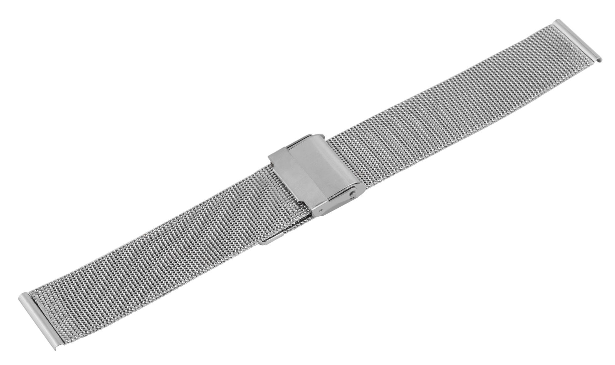 Milanese-Uhrenarmband, silberfarben, 22mm