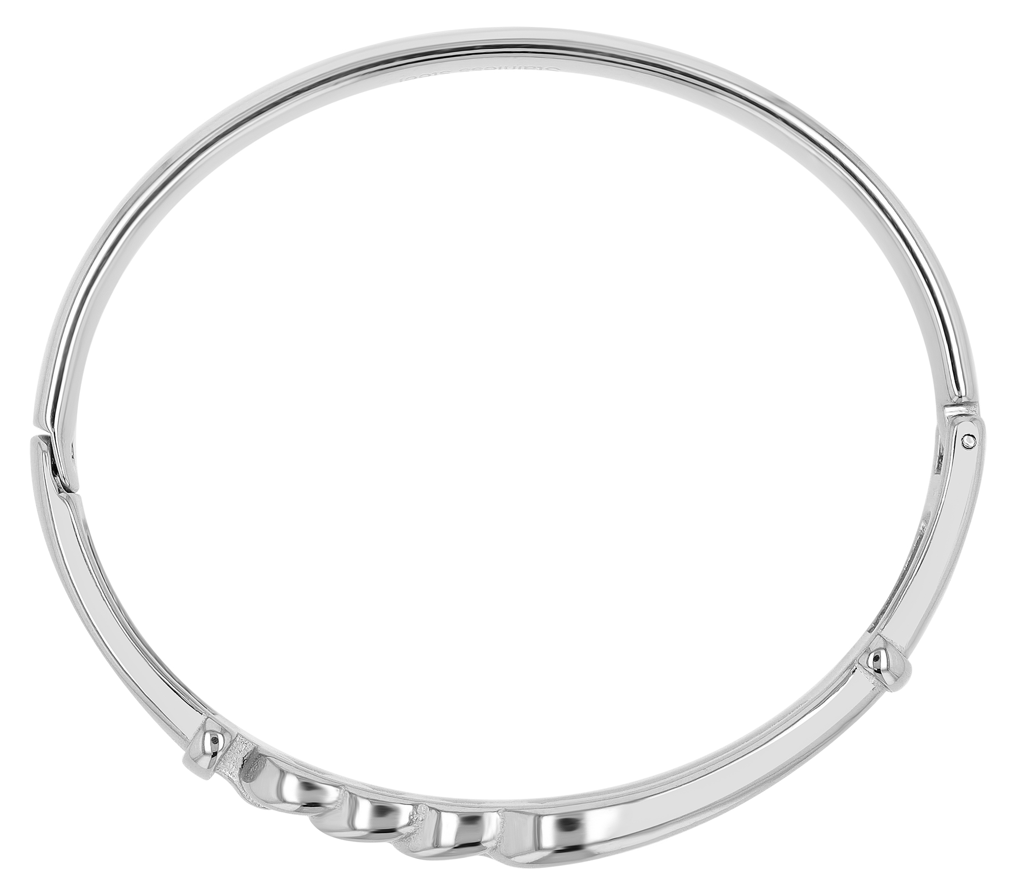 "Judy" Edelstahl Spangenarmband, silberfarben