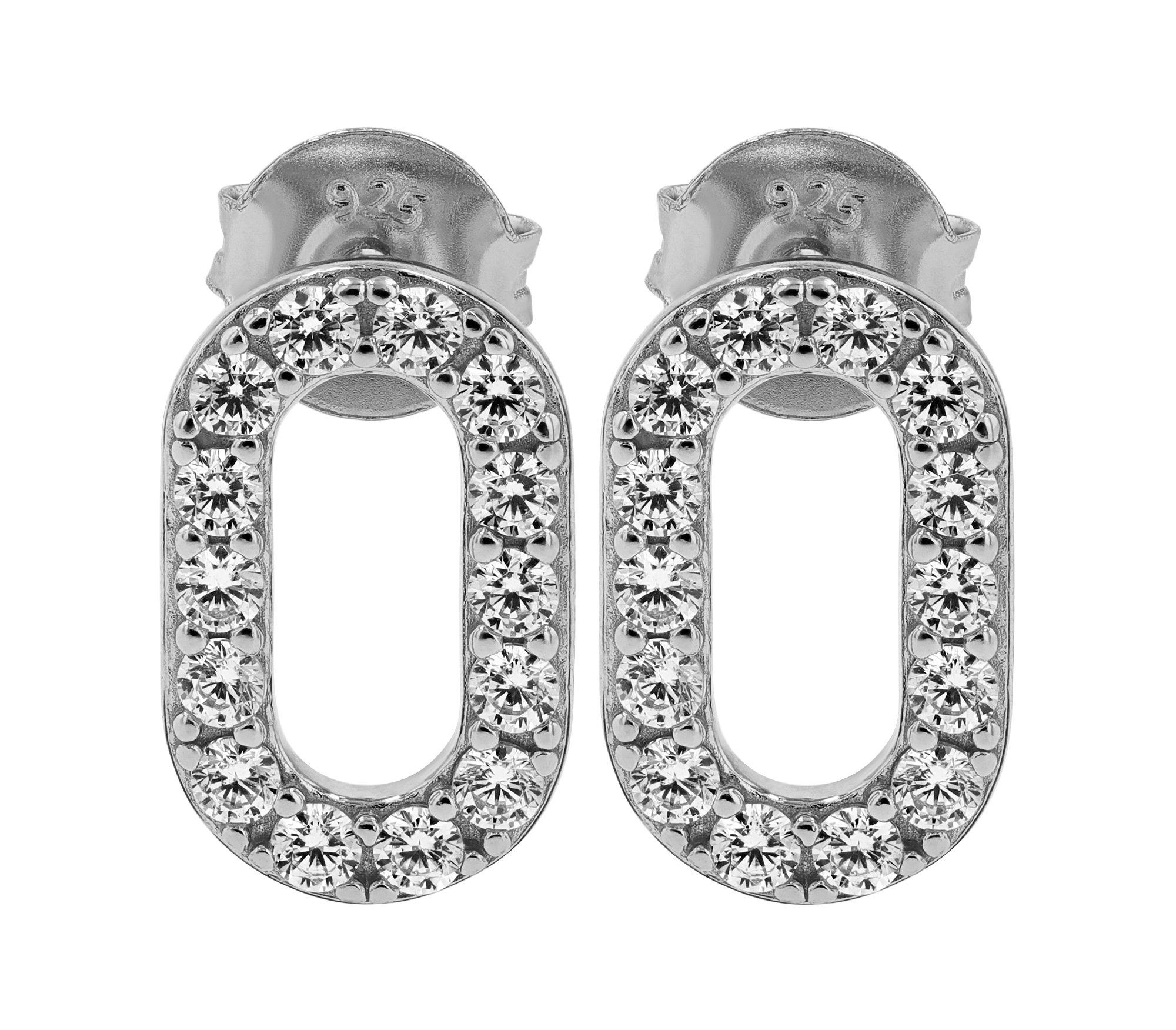 Sif Jakobs Jewellery 925/- Echt Silber Ohrstecker "Capizzi", Zikonia, rhodiniert
