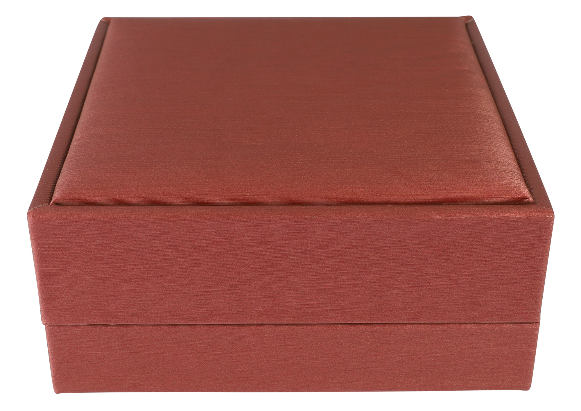 Schmuckbox (Kette) 7,4 x 8,4 cm, Kunststoff, rot, VE10