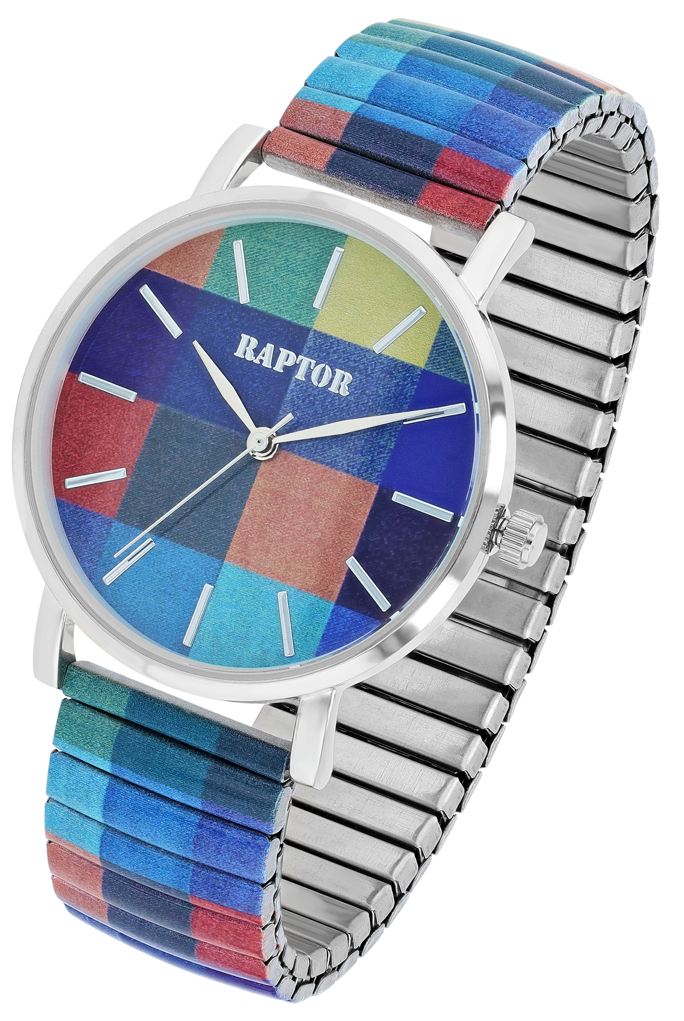 Raptor Damenarmbanduhr "Colorful Edition" mit Zugband, Ø 36 mm