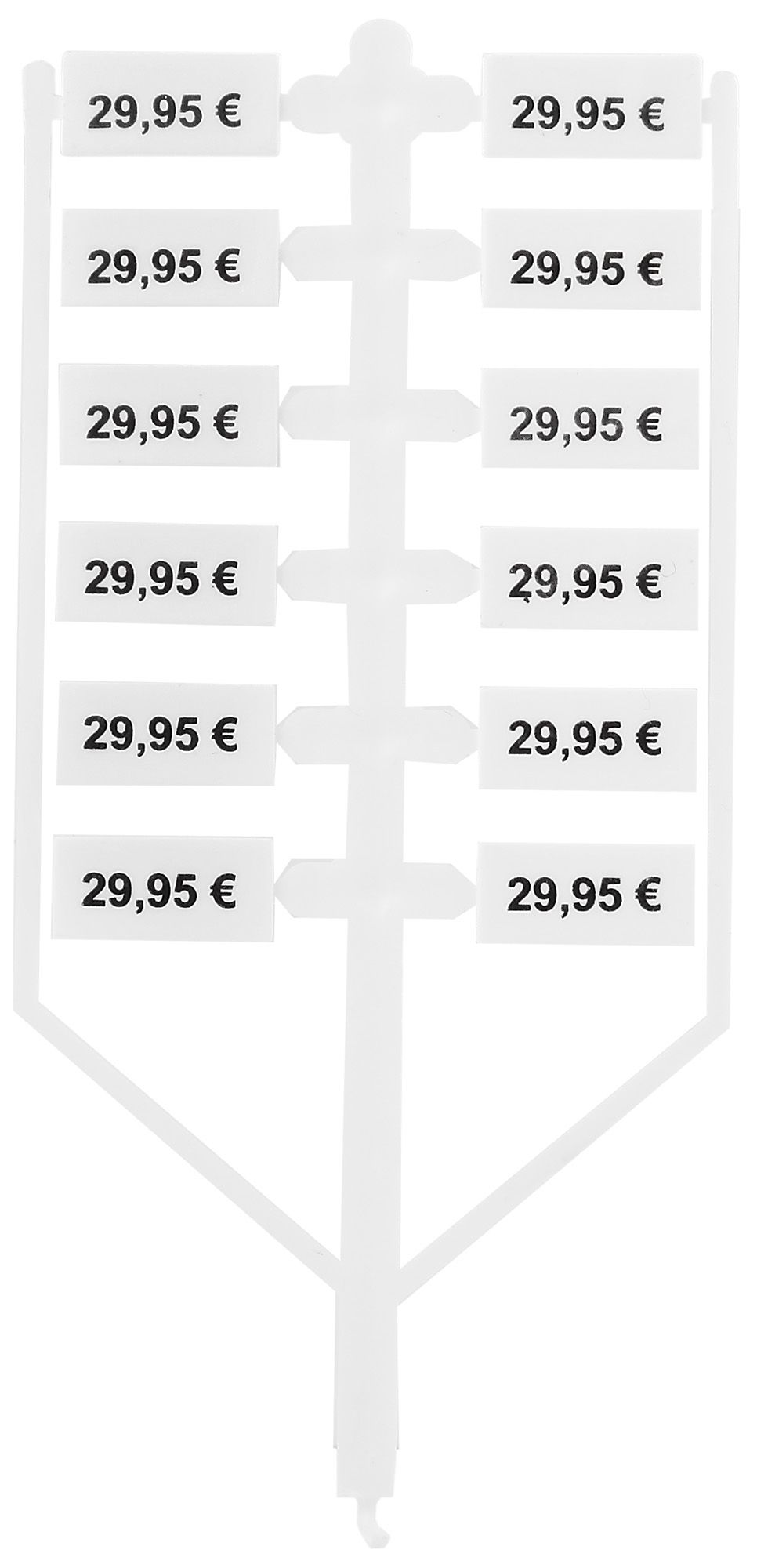 Preisbäumchen, weiß, 12 Preisschilder, 29,95€