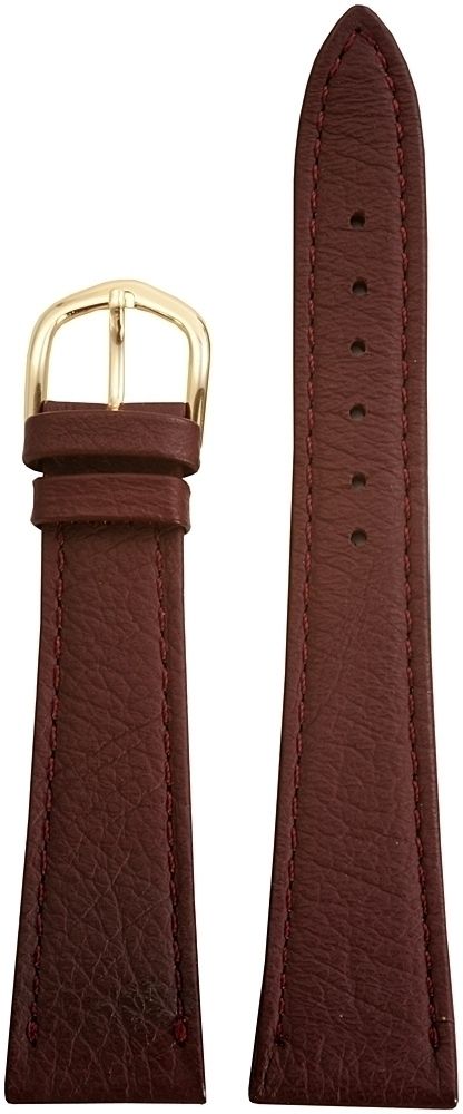 Basic Echtleder Armband in dunkelbraun, glatt, flach, 20 mm