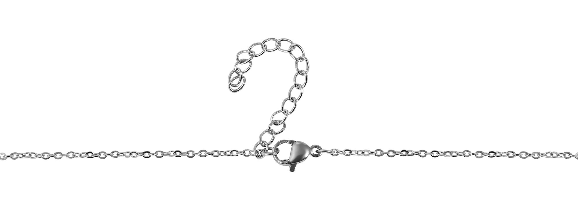 "Danica" Stern Anhänger mit Edelstahlkette 42 + 5 cm