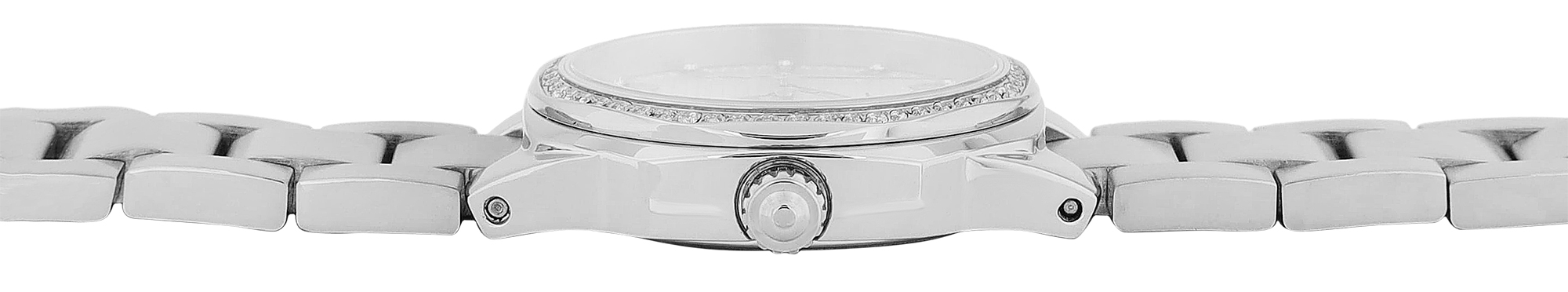 JUST Damenuhr "Lovis" mit Edelstahlarmband, Saphirglas, silberfarben