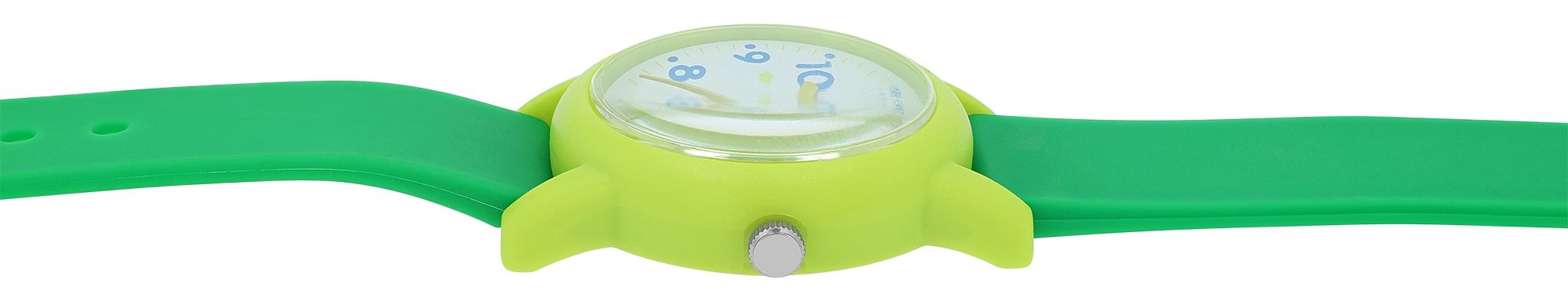 Q&Q Kinderuhr, Kunststoff, Silikonarmband, "Tennis", 10 ATM, Ø 32 mm